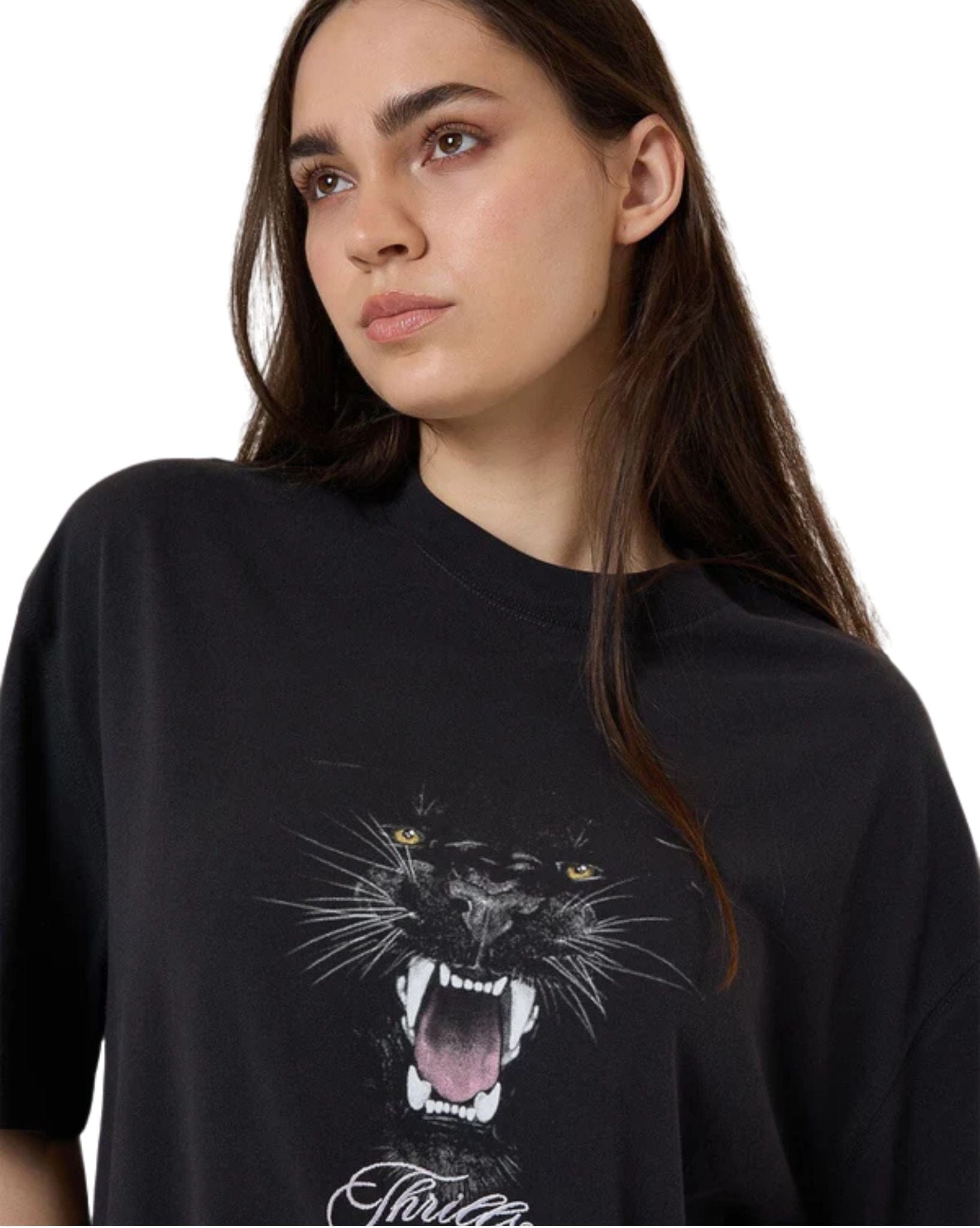 Thrills Womens Deadly Pursuit Oversized Tee