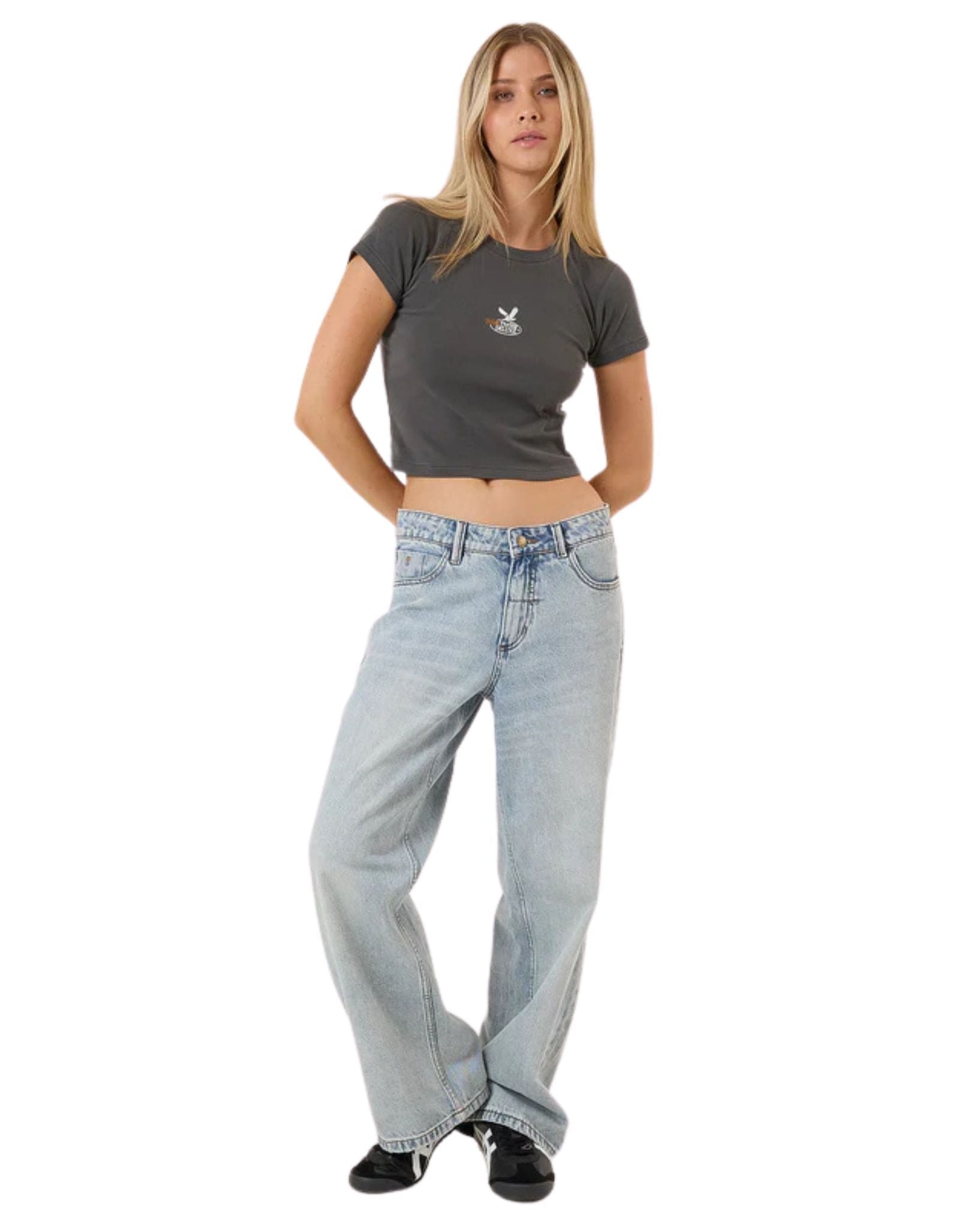 Thrills Womens Deluxe Mini Tee - Merch Black