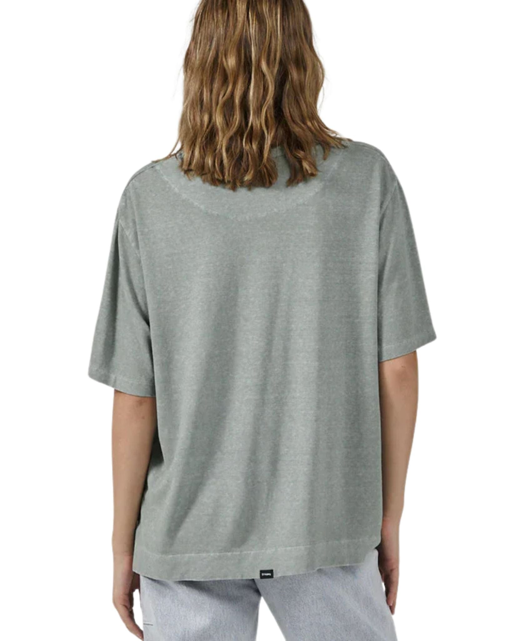 Thrills Womens Enlightenment Embro Hemp Box Fit Tee