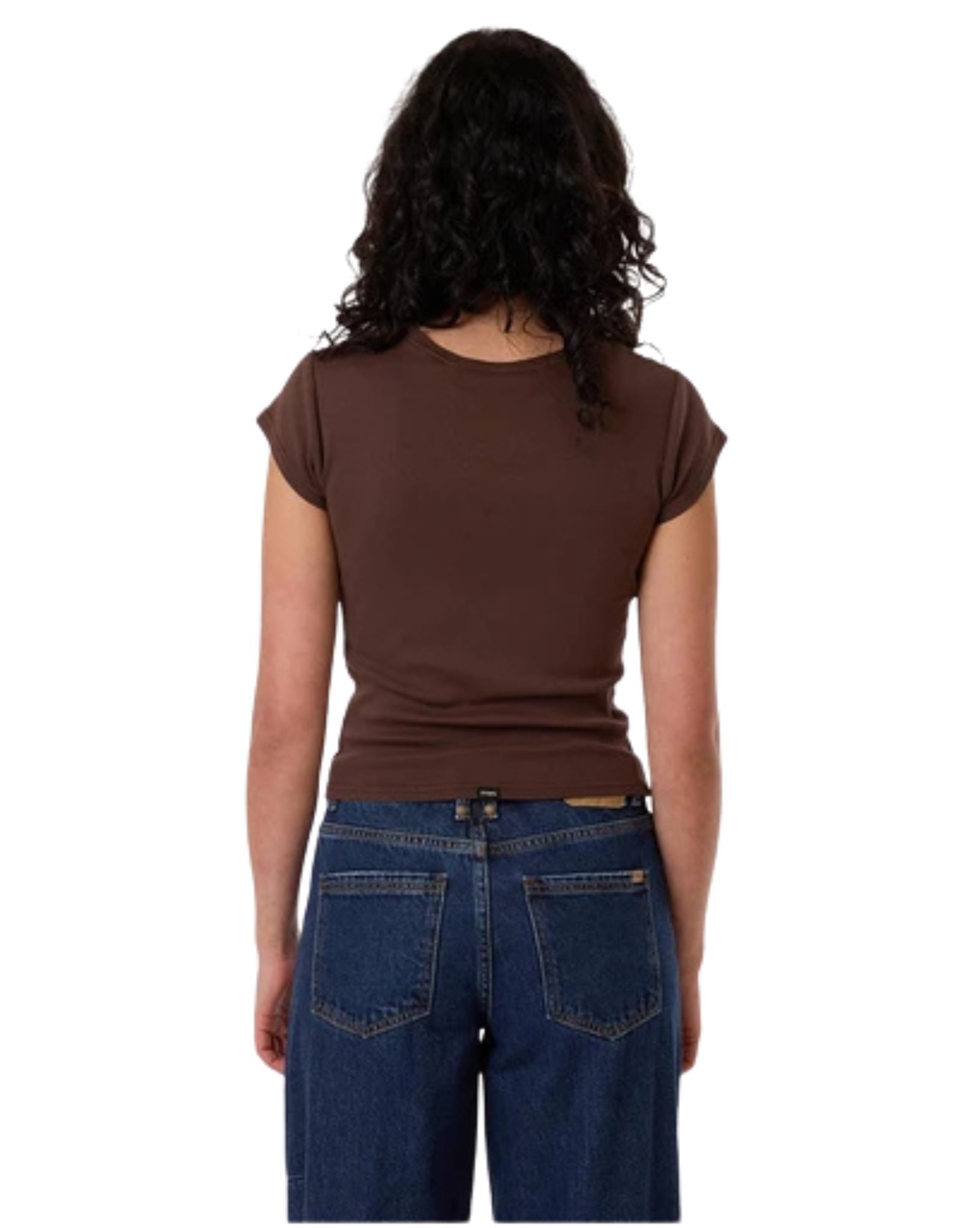 Thrills Womens Locked In Club Tee - Coffee