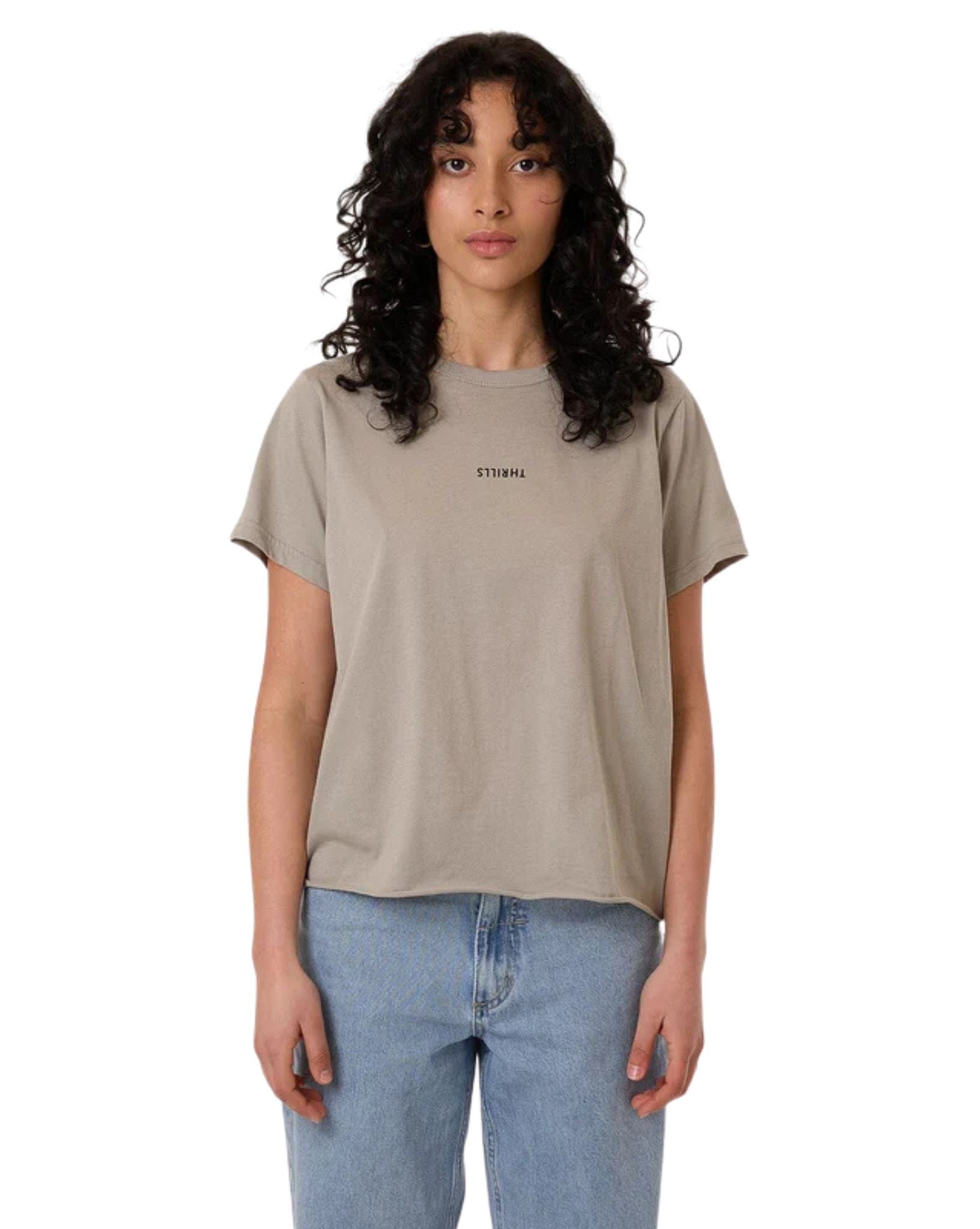 Thrills Womens Minimal Thrills Relaxed Tee- String