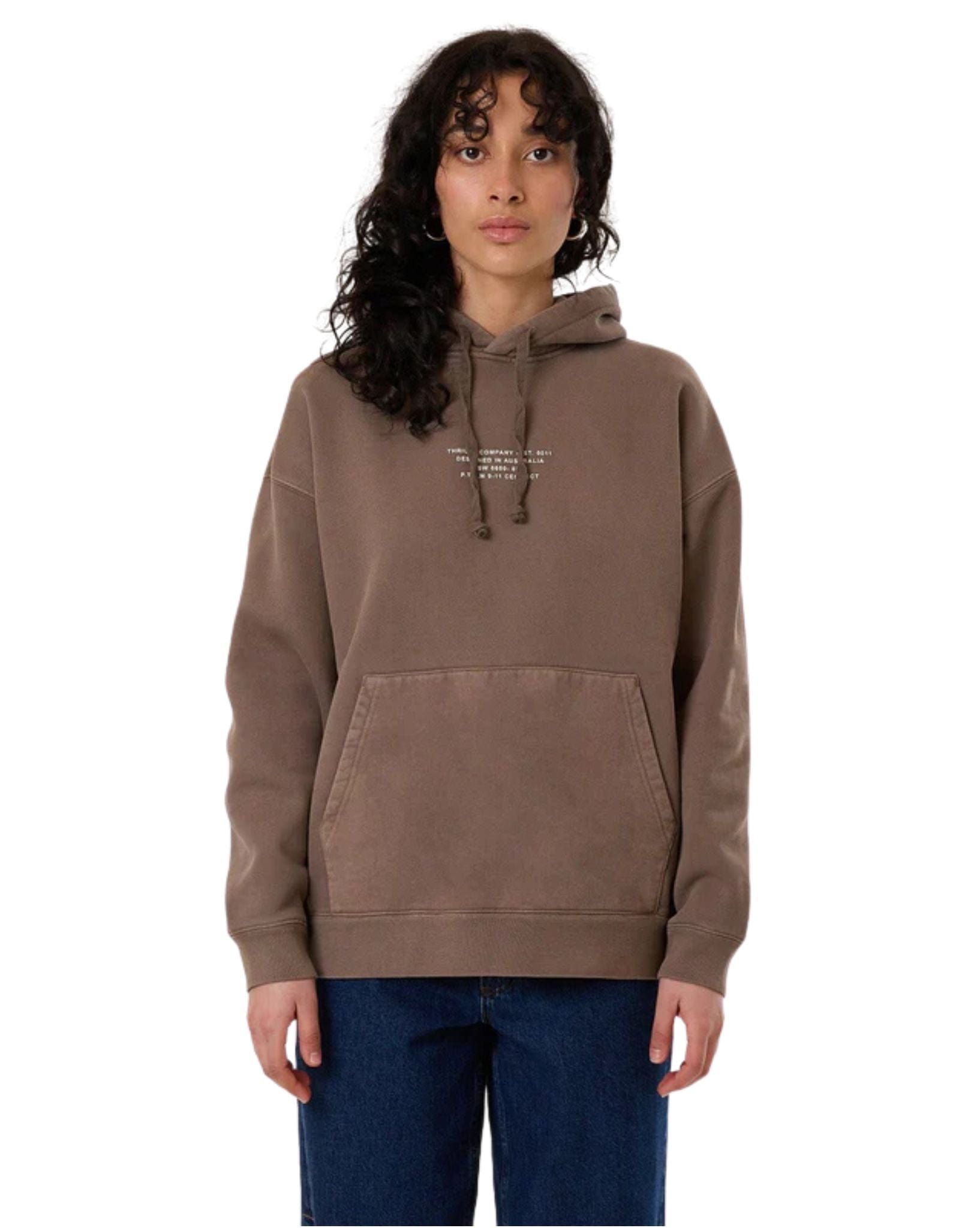 Thrills Womens New Issue Cocoon Panel Hood