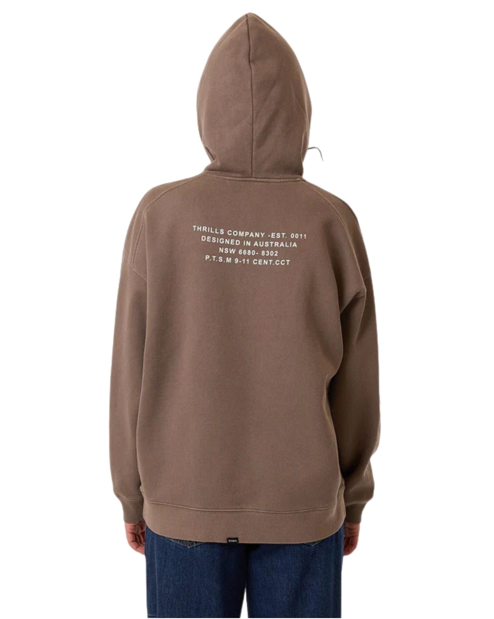Thrills Womens New Issue Cocoon Panel Hood