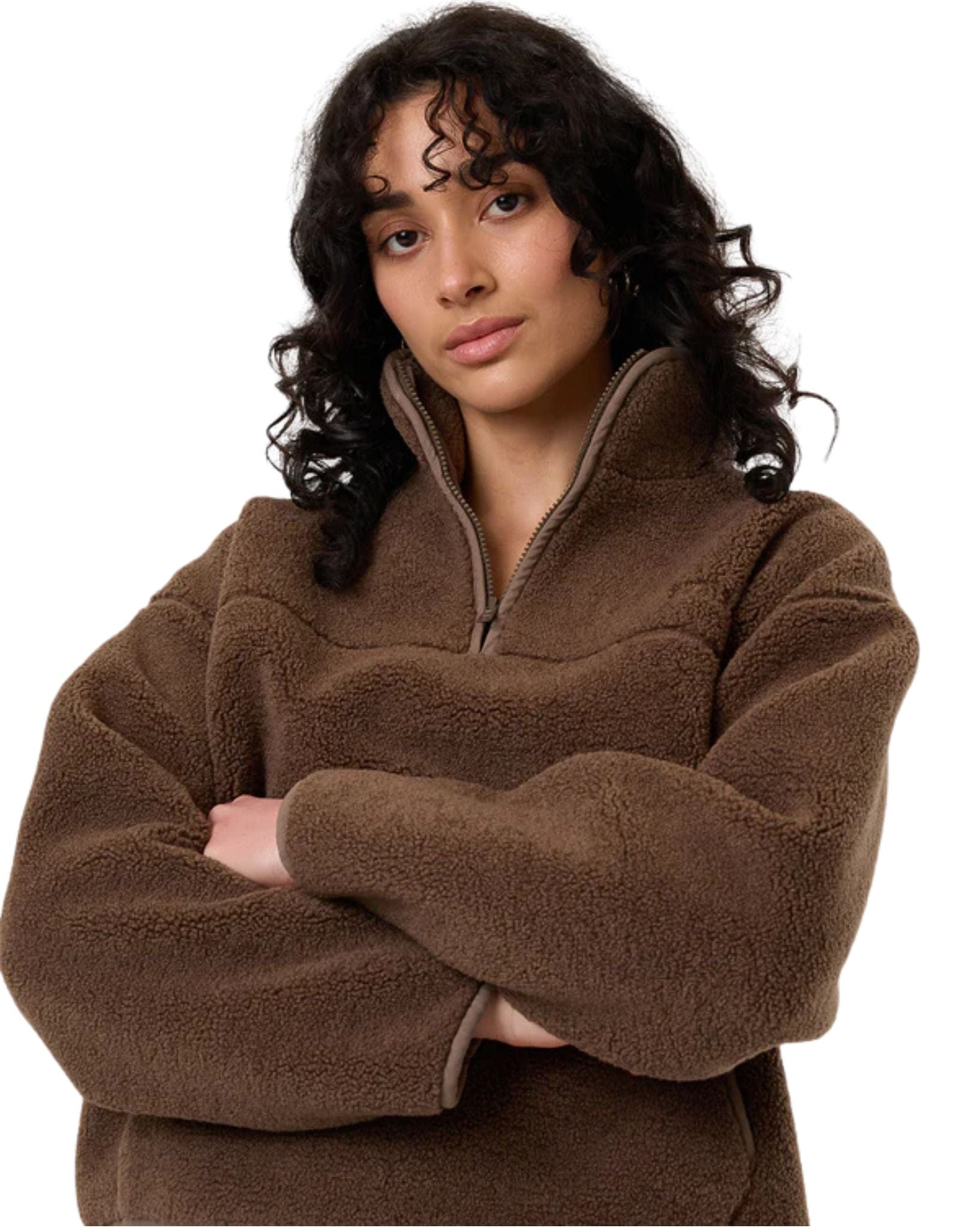 Thrills Womens Reid Sherpa Fleece - Wren
