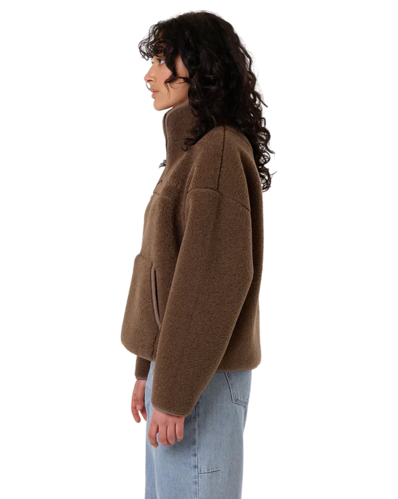 Thrills Womens Reid Sherpa Fleece - Wren