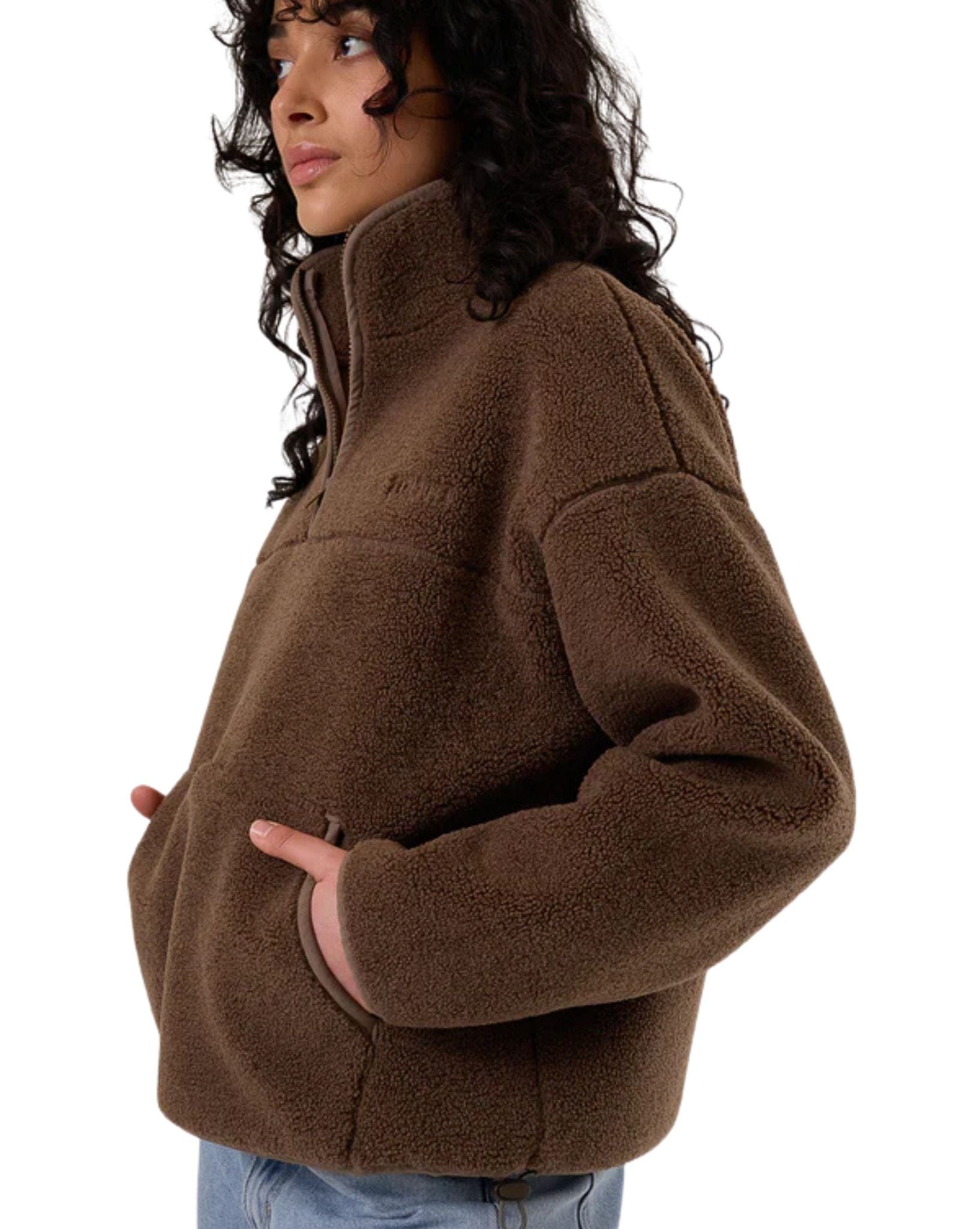 Thrills Womens Reid Sherpa Fleece - Wren