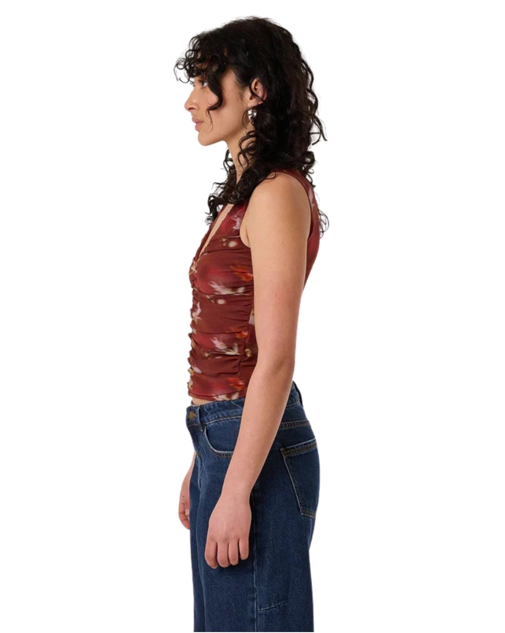 Thrills Womens Rhapsody Floral Top