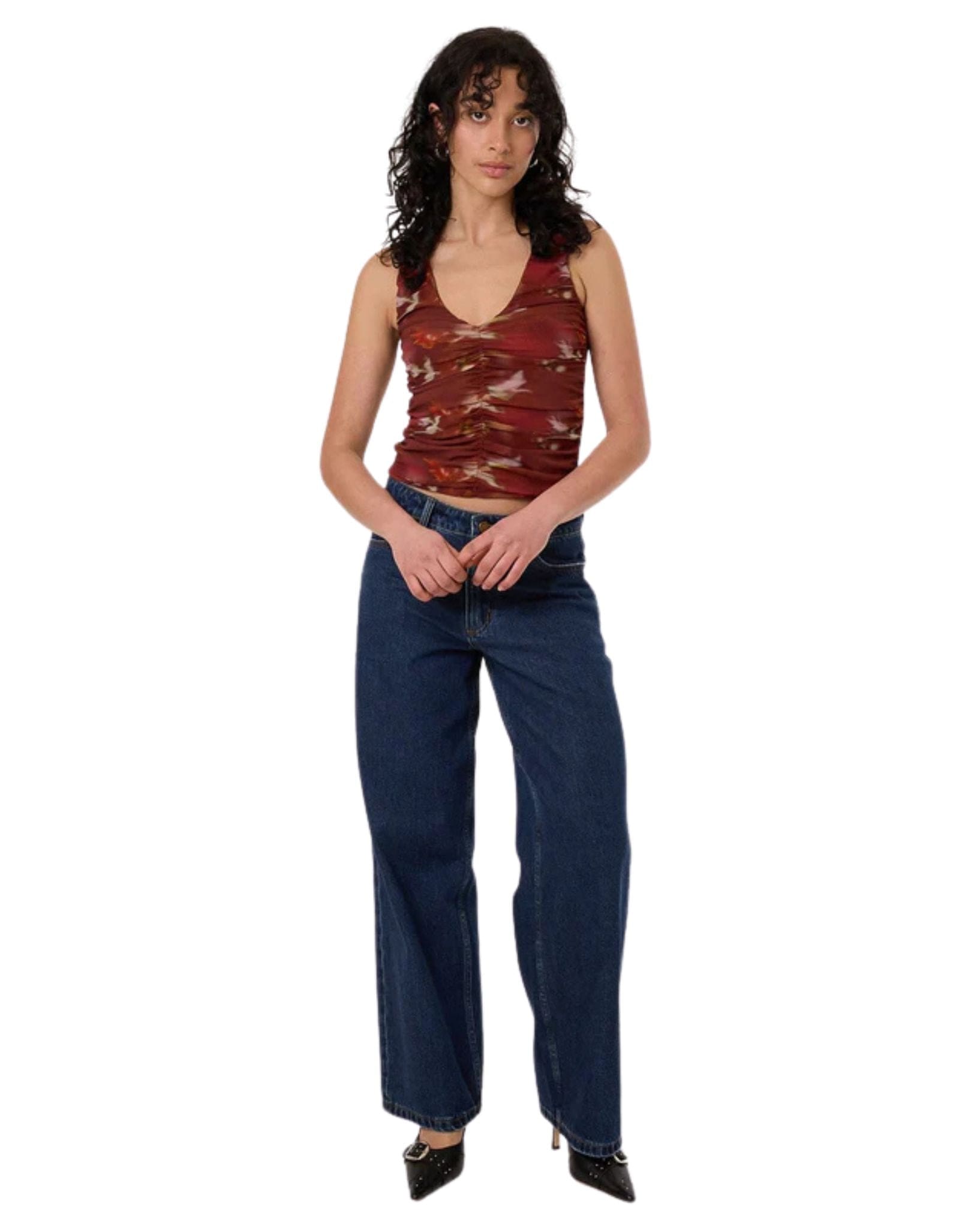 Thrills Womens Rhapsody Floral Top