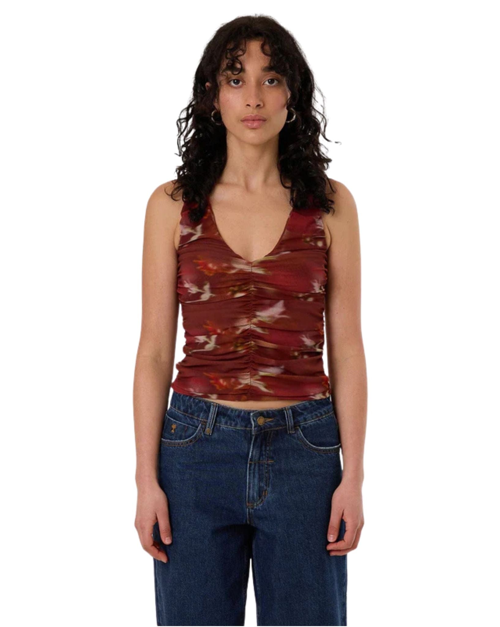 Thrills Womens Rhapsody Floral Top