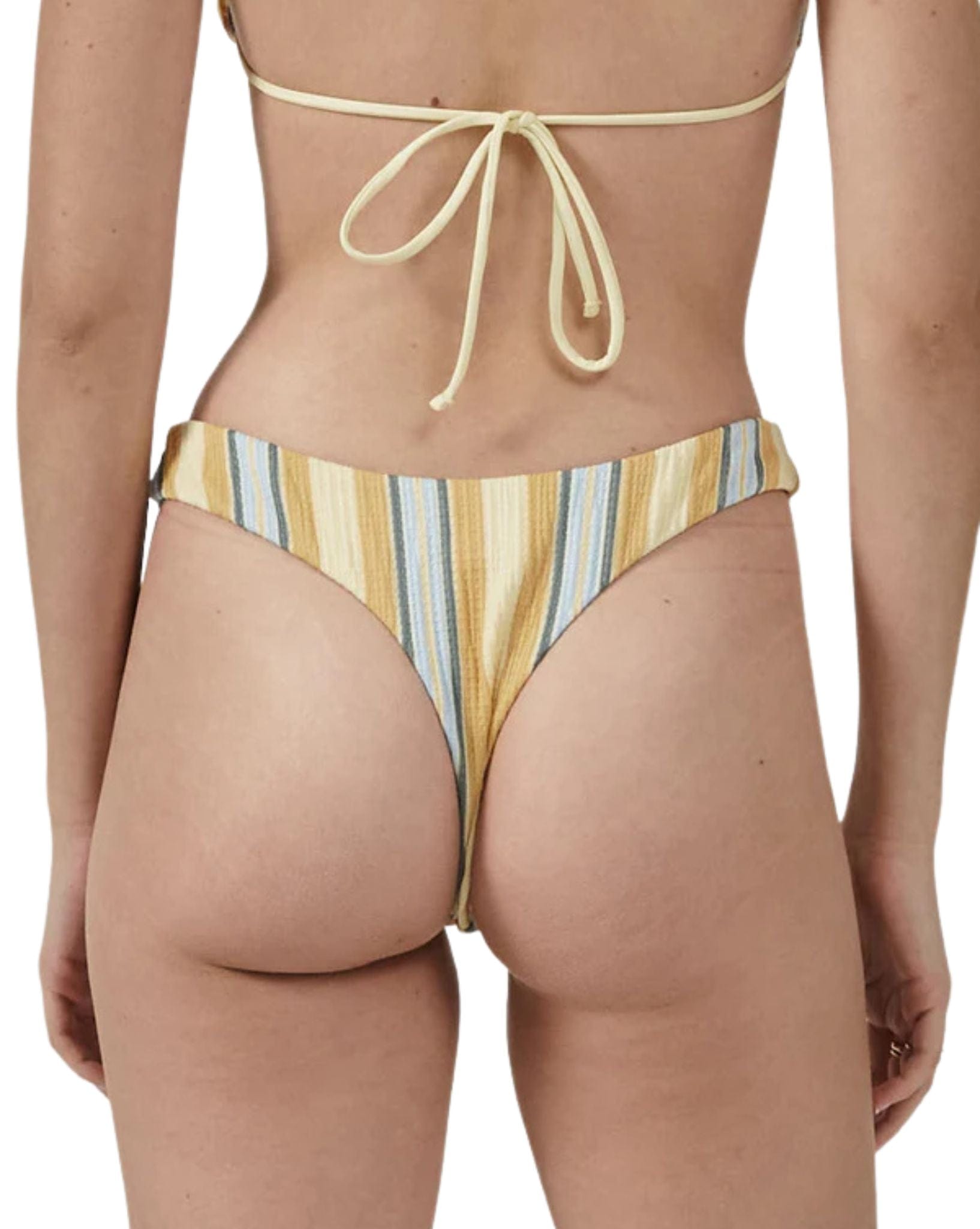Thrills Womens Salon Thong Bikini Bottom - Citrus