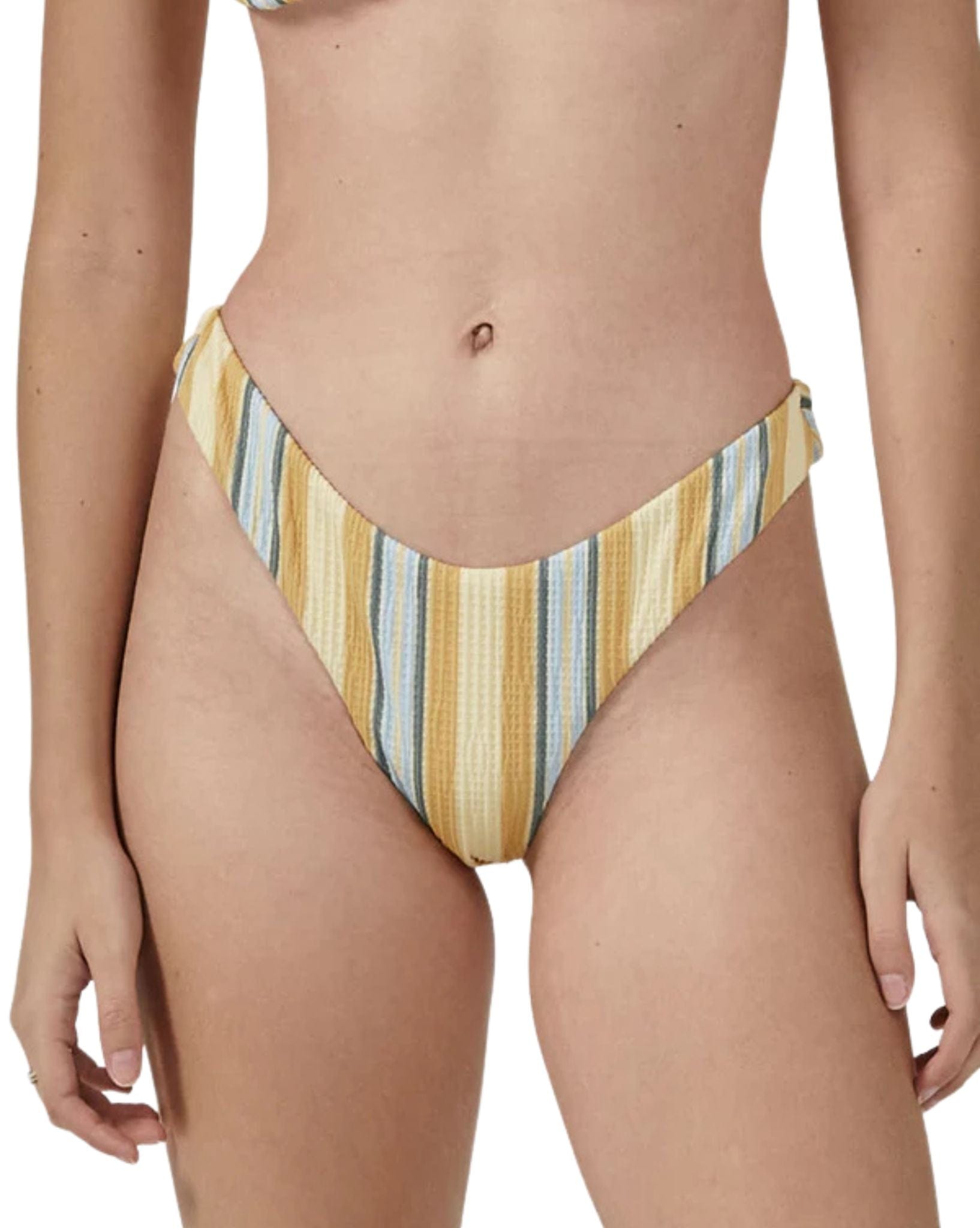 Thrills Womens Salon Thong Bikini Bottom - Citrus