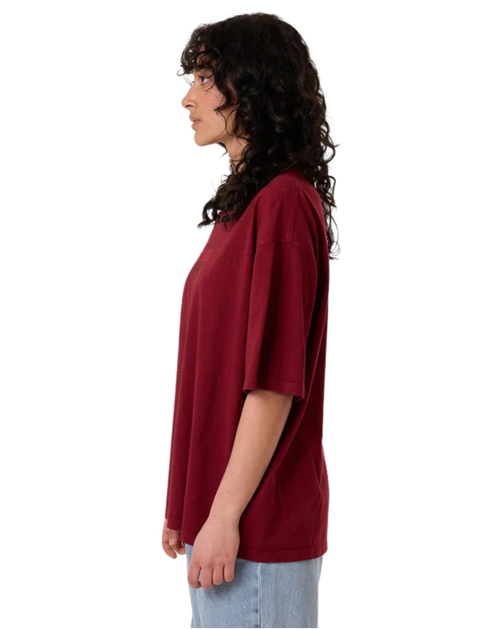 Thrills Womens Sweet Anarchy Oversized Tee