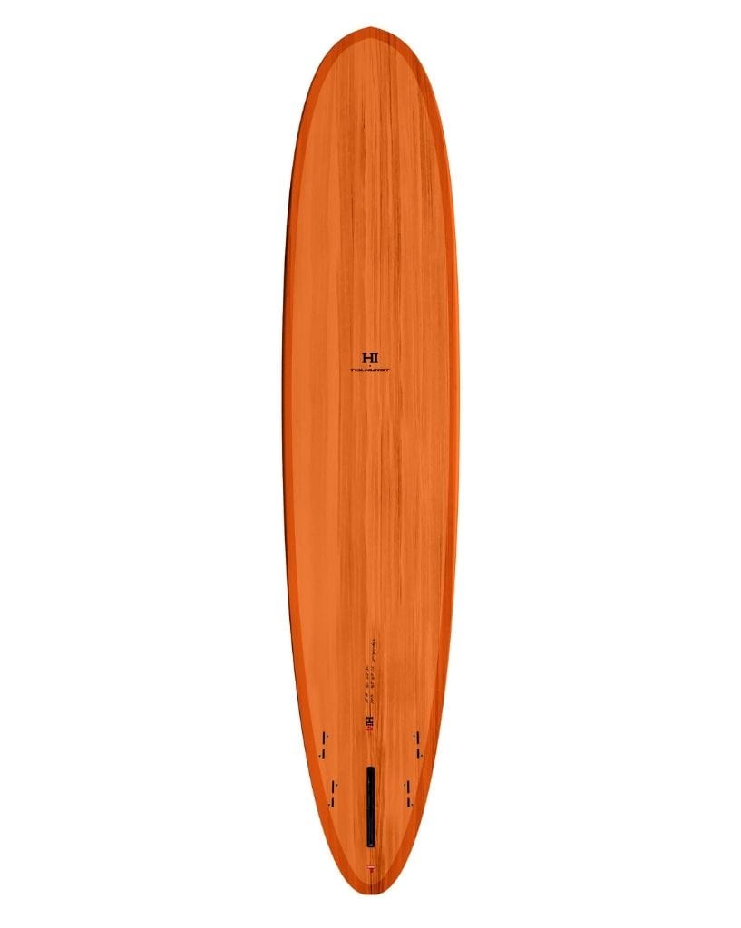 Tolhurst Surfboards HI 4 Thunderbolt Red Longboard