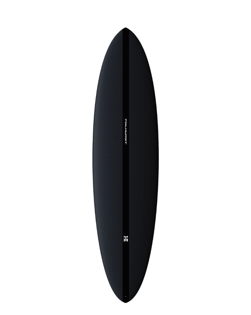 Tolhurst Surfboards HI Mid 6 Mini - Thunderbolt Black Surfboard