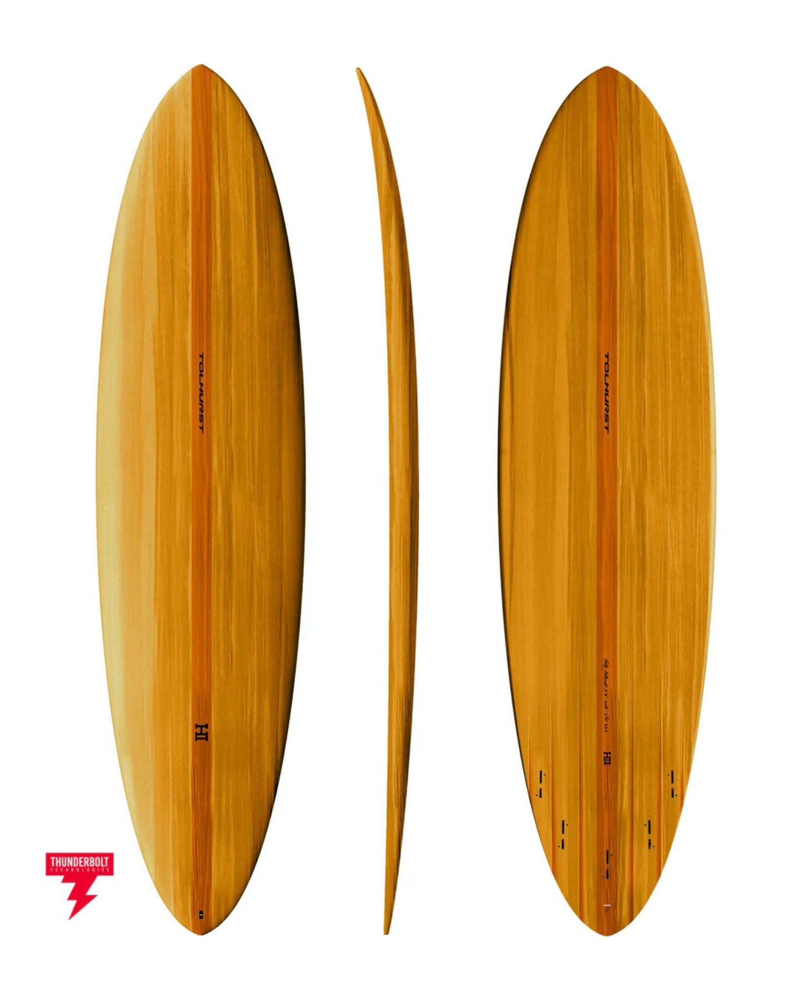 Tolhurst Surfboards Tolhurst HI Mid 6 Thunderbolt Red Surfboard