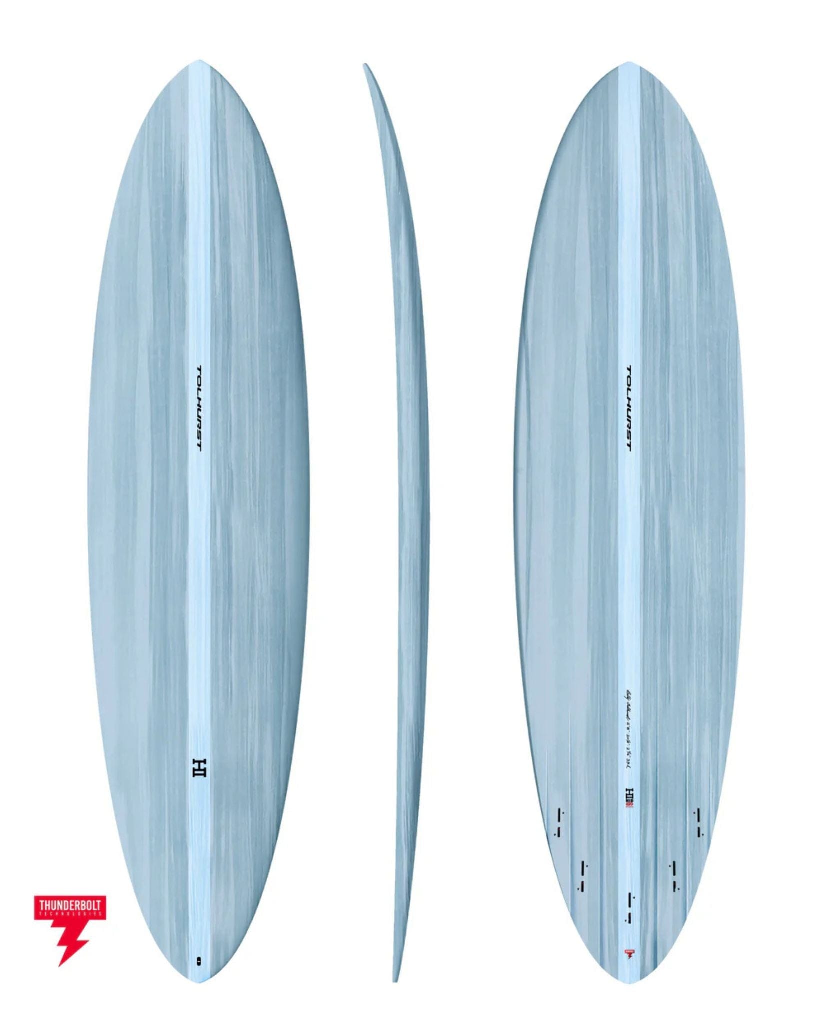 Tolhurst Surfboards Tolhurst HI Mid 6 Thunderbolt Red Surfboard