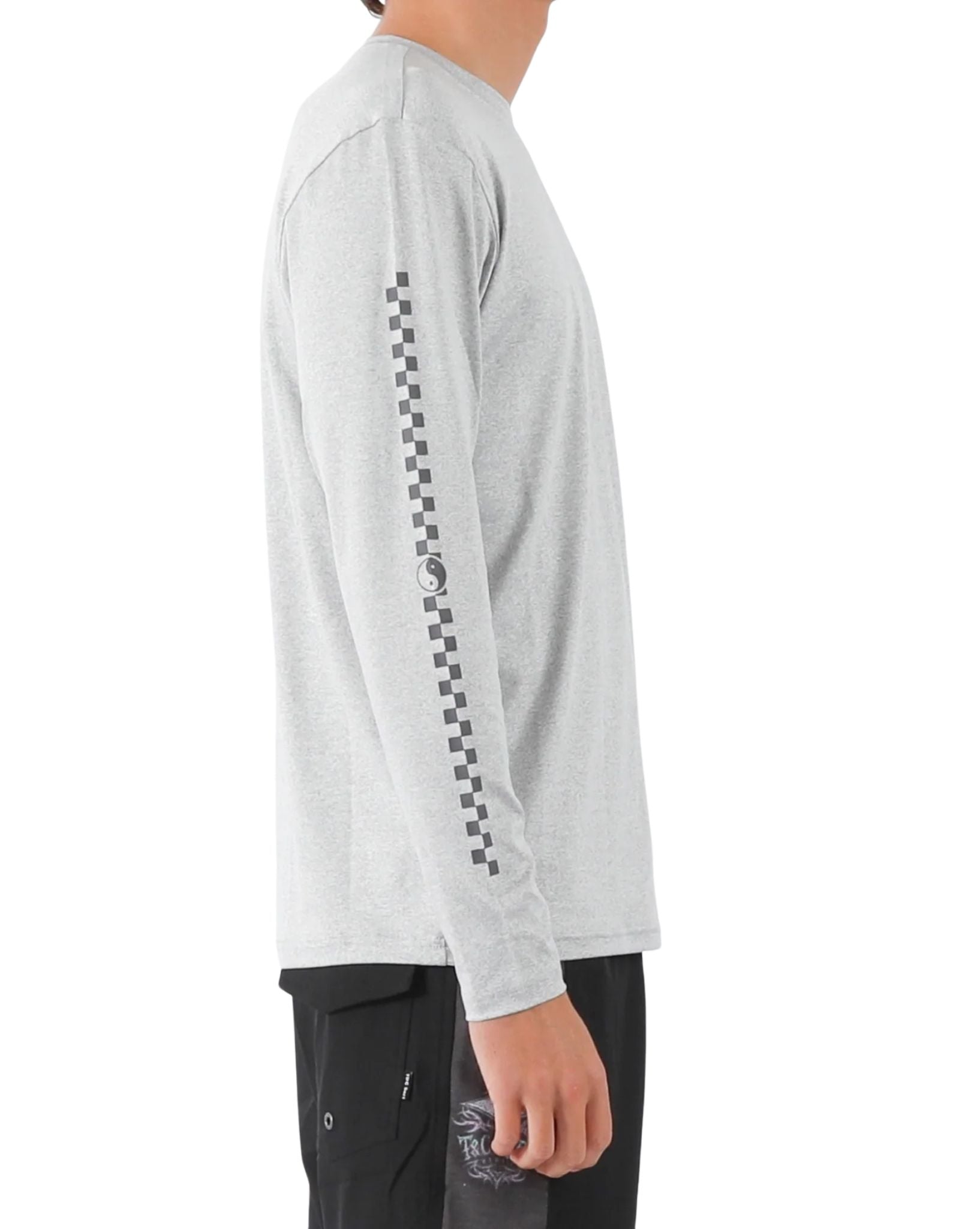 Town & Country Checker L/S Surf Tee UPF 50+