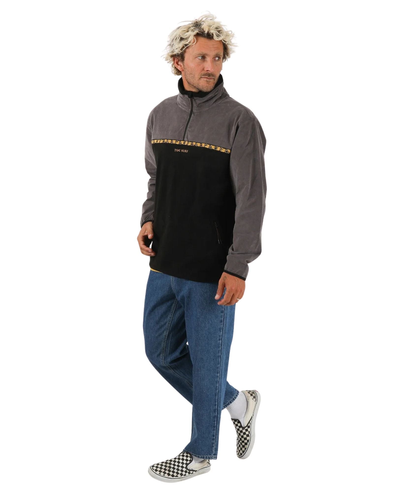 Town & Country Mens Kohala Polar Fleece - Charcoal