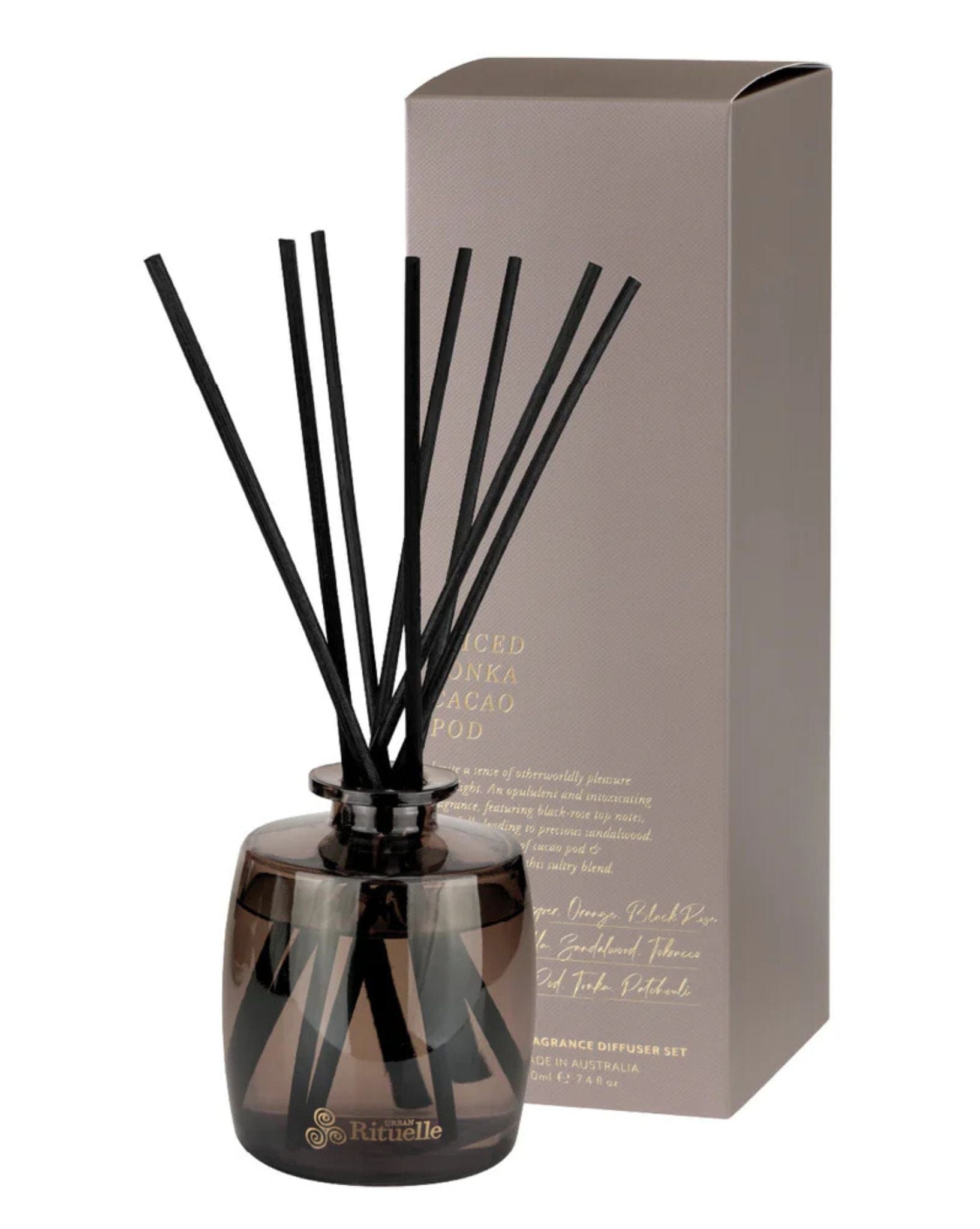 Urban Rituelle Apotheca 220ml Diffuser - Spiced Tonka & Cacao Pod