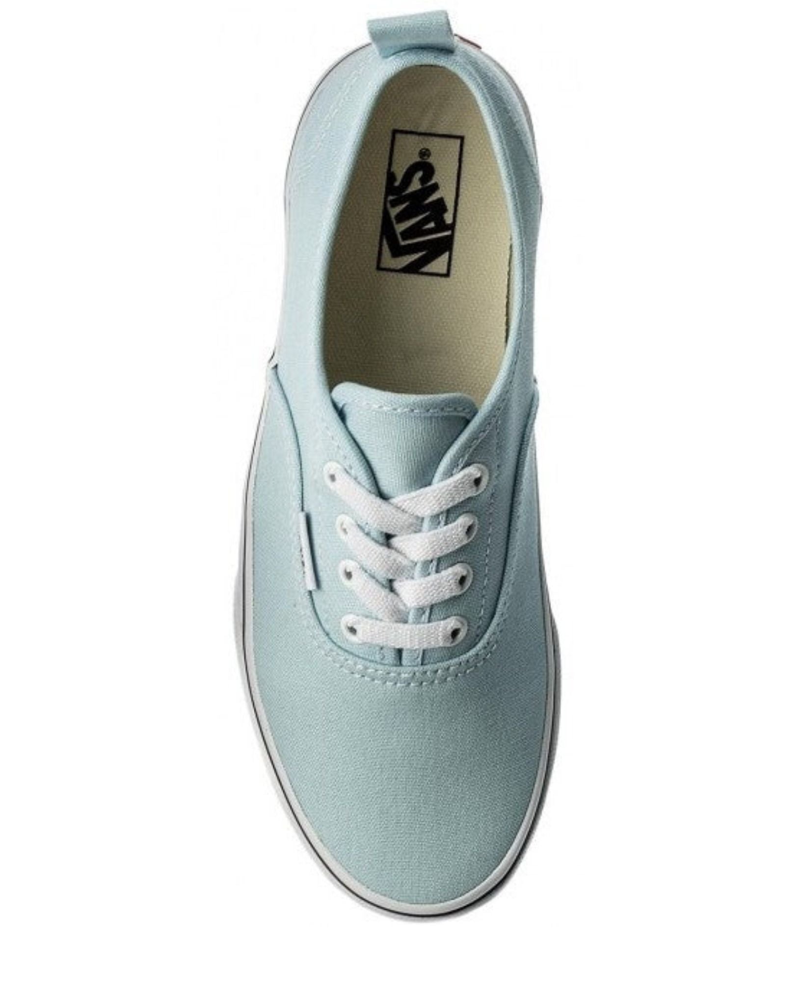 Vans Kids Authentic Elastic Lace - Baby Blue I True White