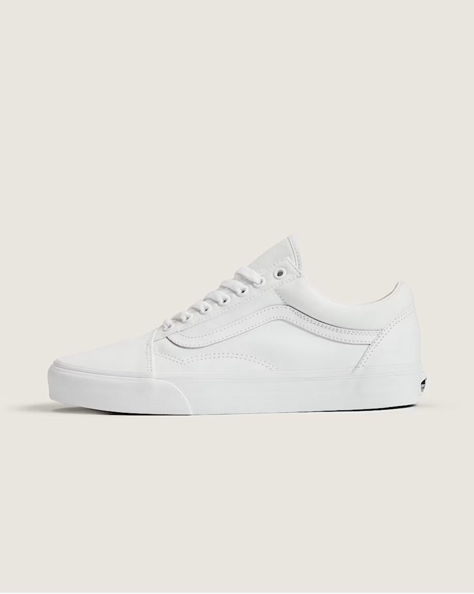 Vans Mens Old Skool Shoe - True White