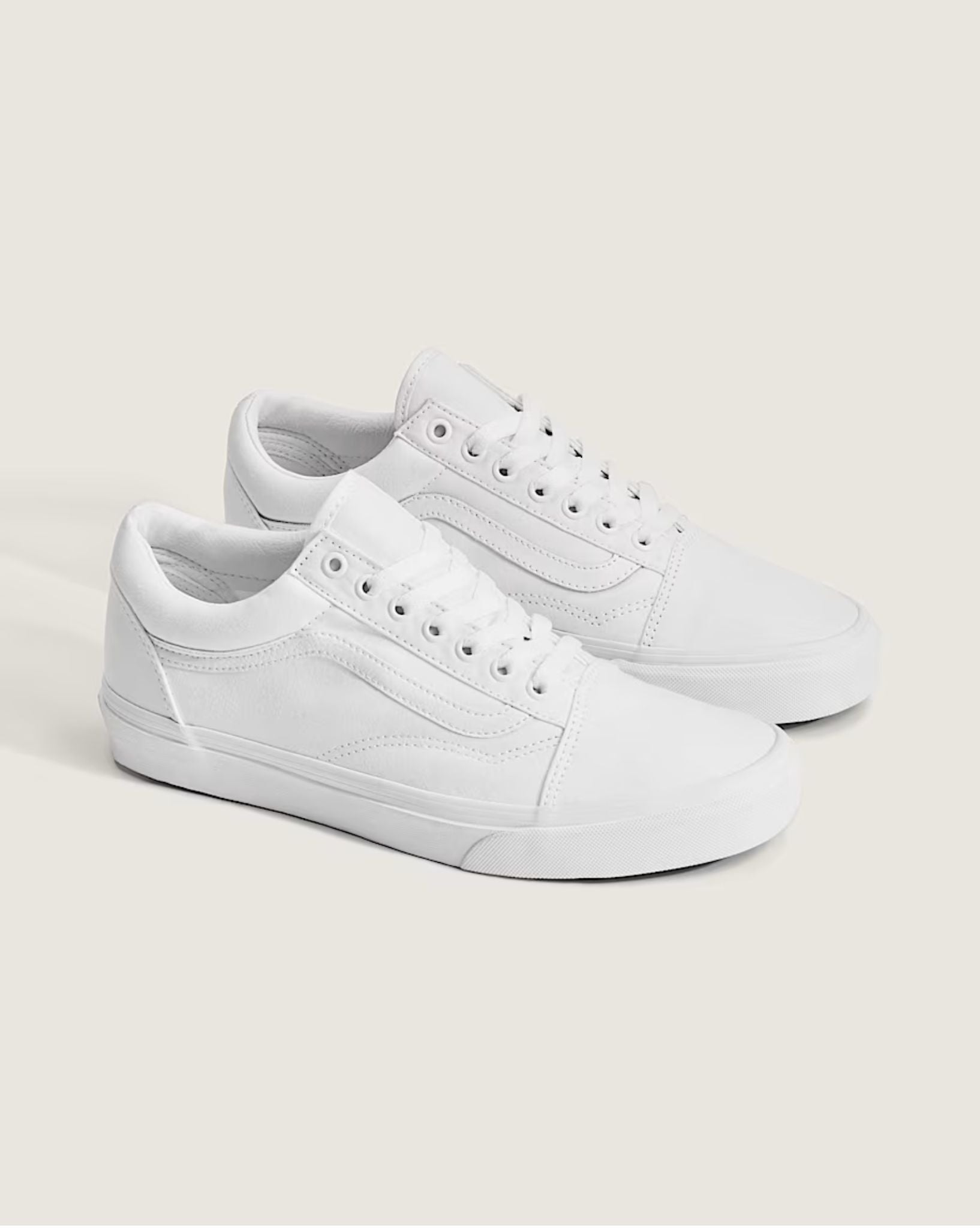 Vans Mens Old Skool Shoe - True White