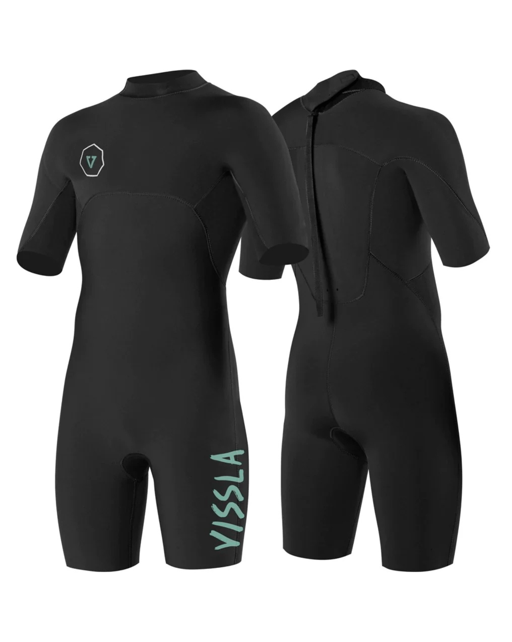 Vissla 7 Seas 2/2 Boys Spring Suit - Black