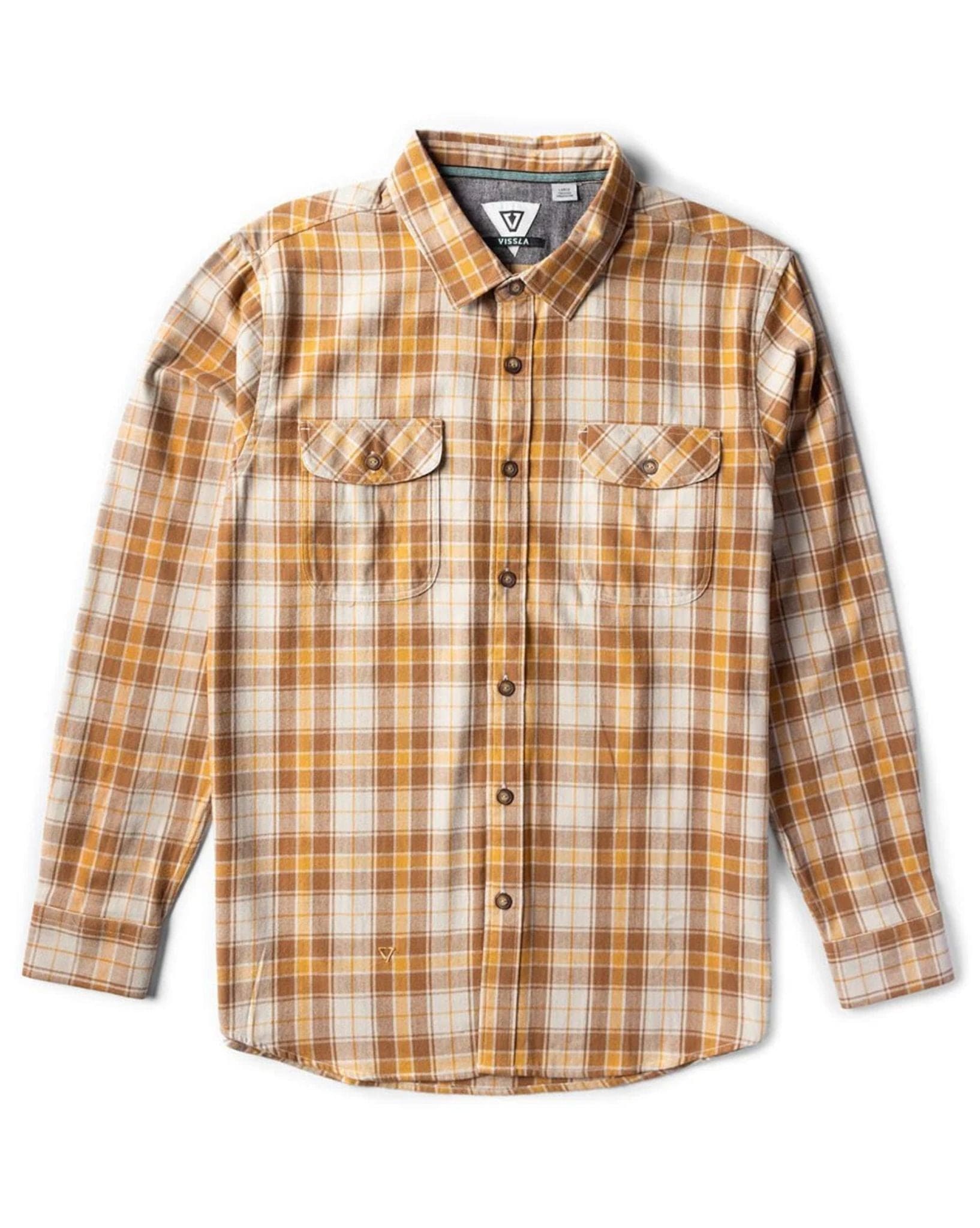 Vissla Mens Central Coast Eco LS Flannel
