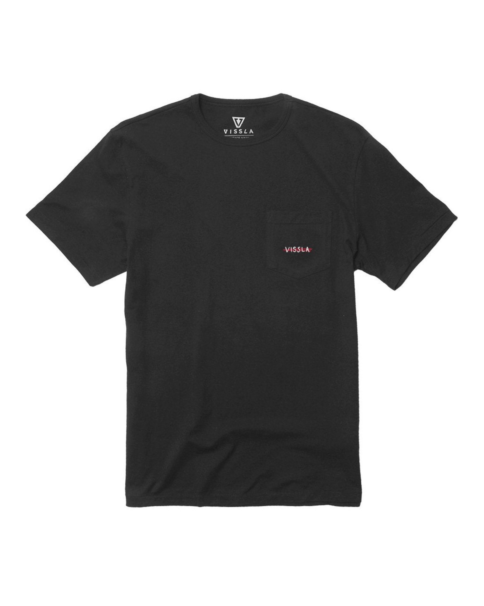 Vissla Mens Reaper SS Organic Pocket Tee