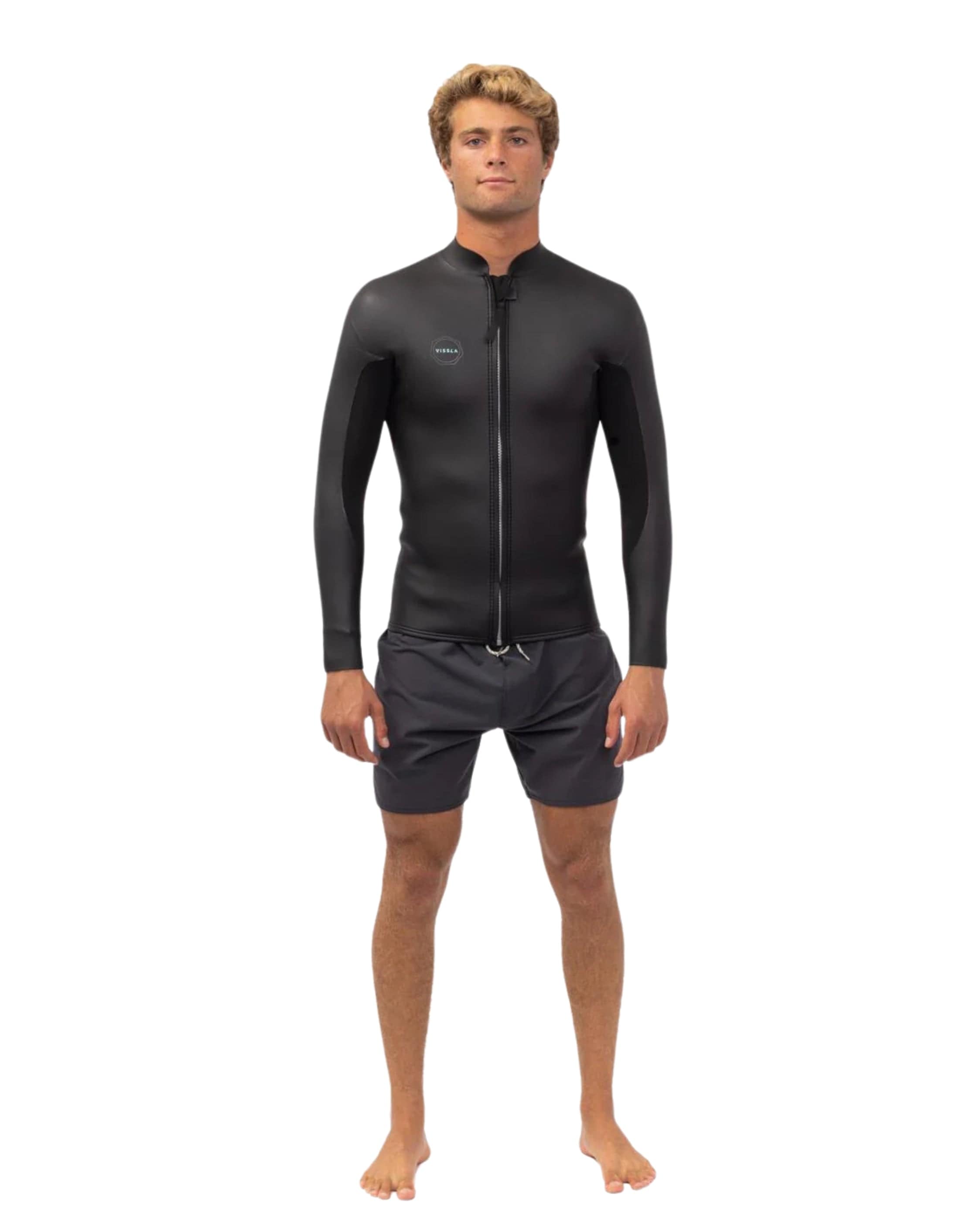 Vissla North Seas 2mm Smooth Front Zip Jacket