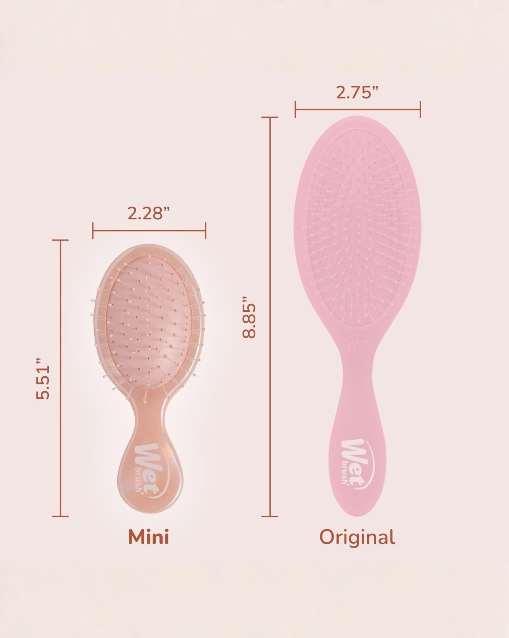 Wet Brush Wet Brush Mini Detangler Iridescence Icon - Bronze