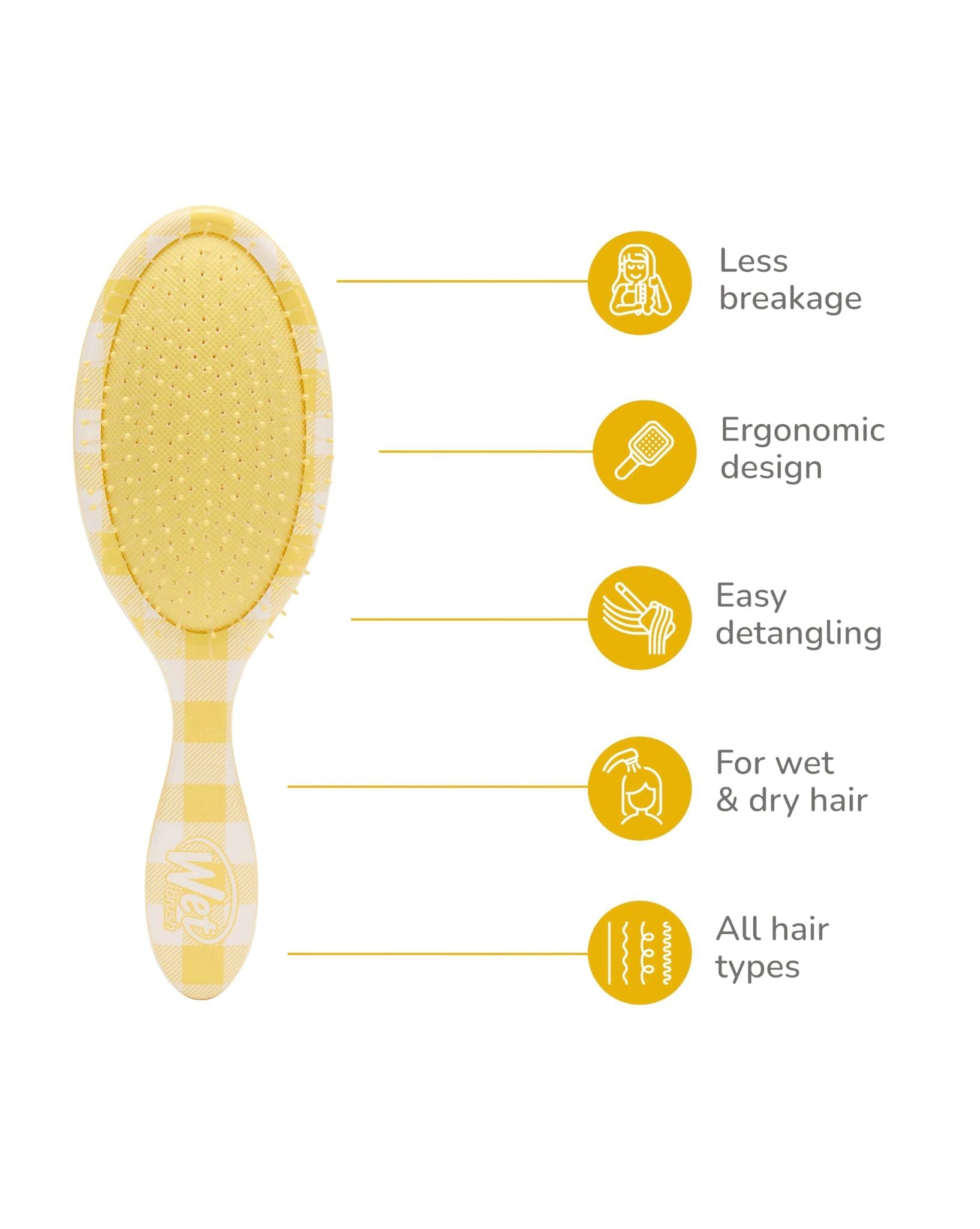 Wet Brush WetBrush Coastal Charm - Golden Gingham