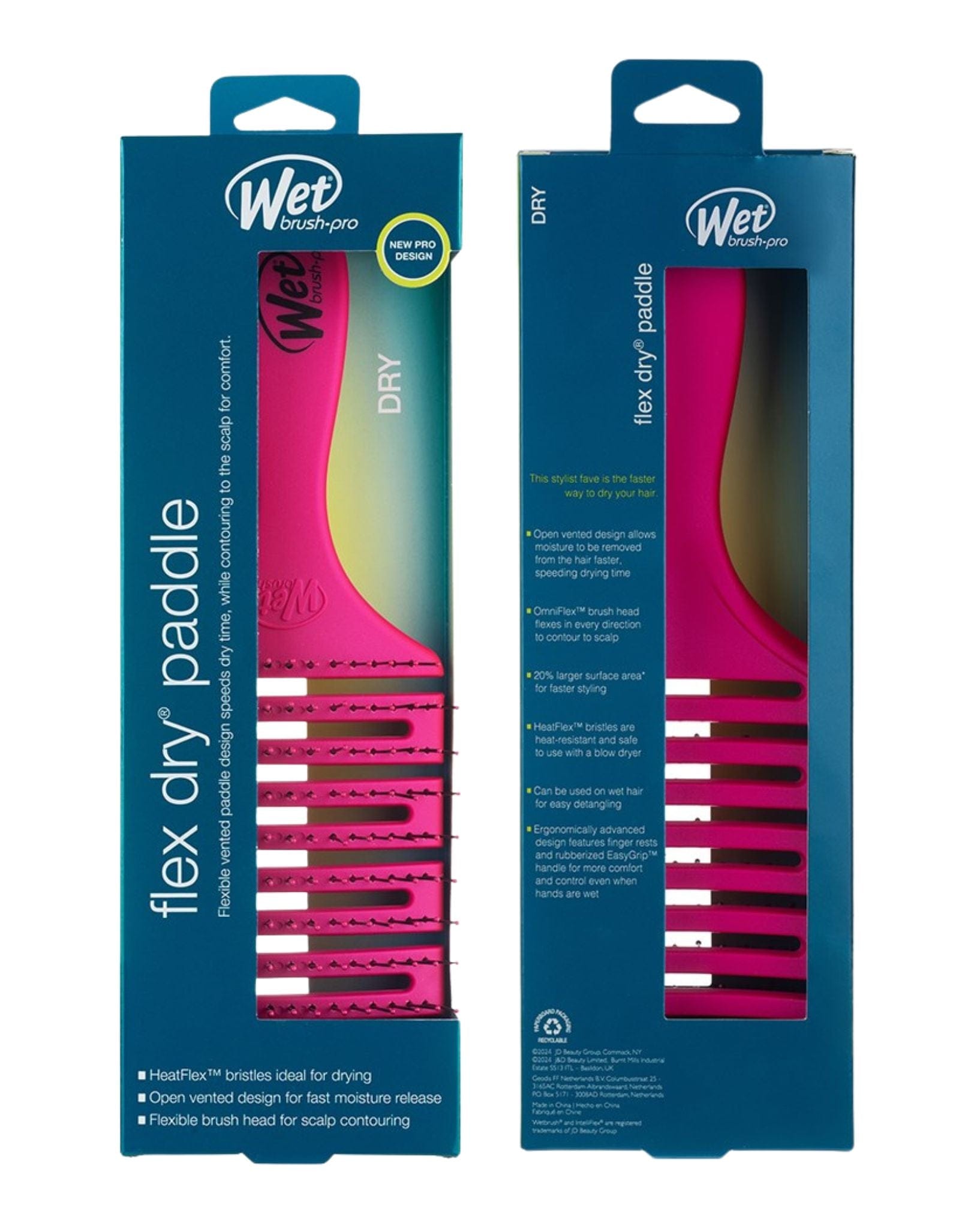 Wet Brush WetBrush Flex Dry Paddle - Pink / Pink / NA