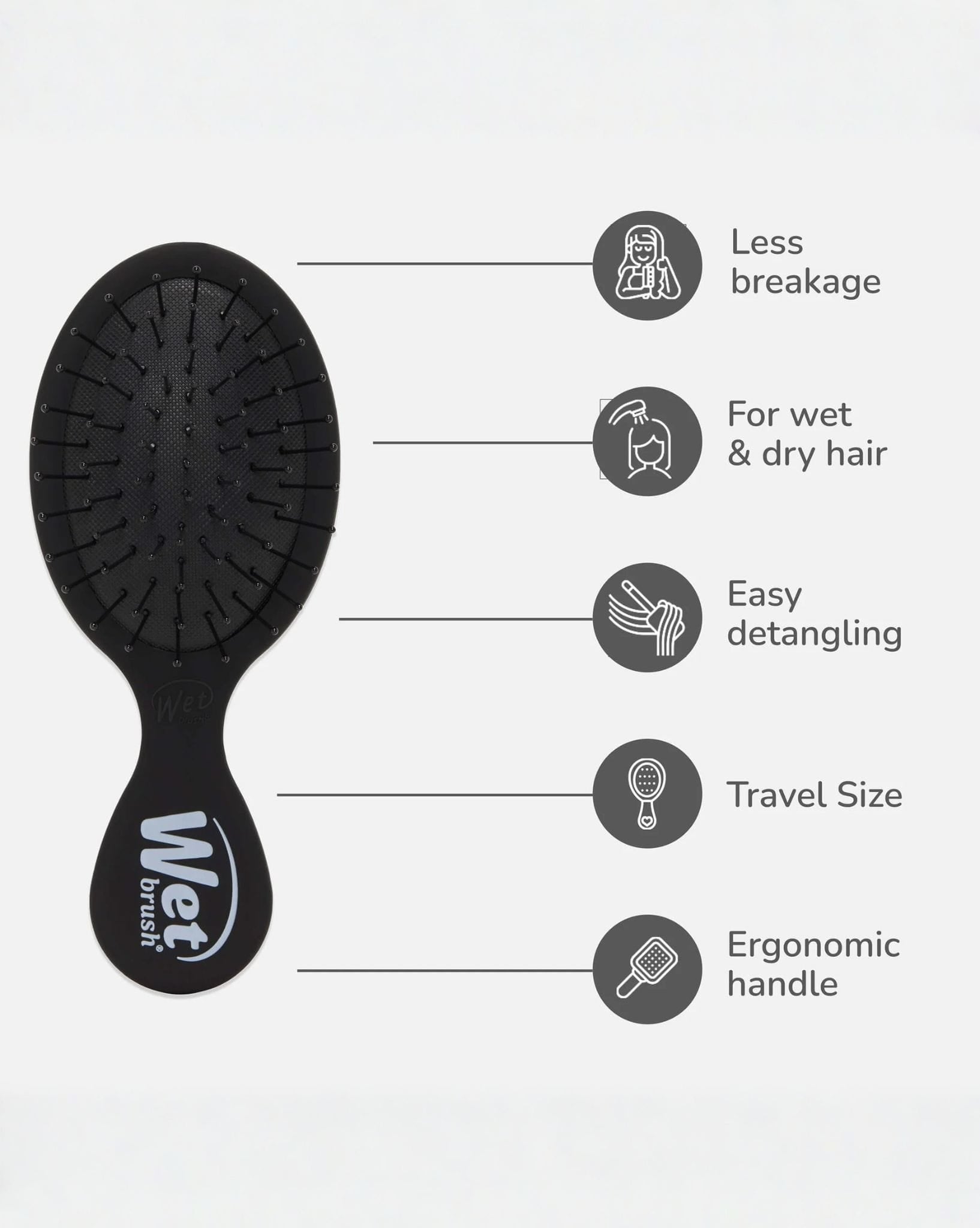 Wet Brush WetBrush Mini Frost - Black