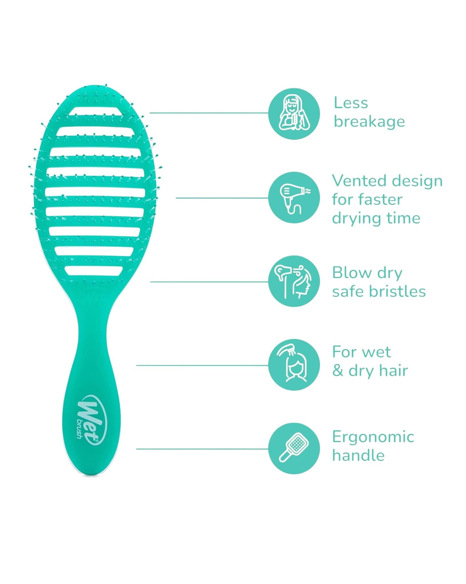 Wet Brush WetBrush Summer Quenchers Speed Dry - Green Juice