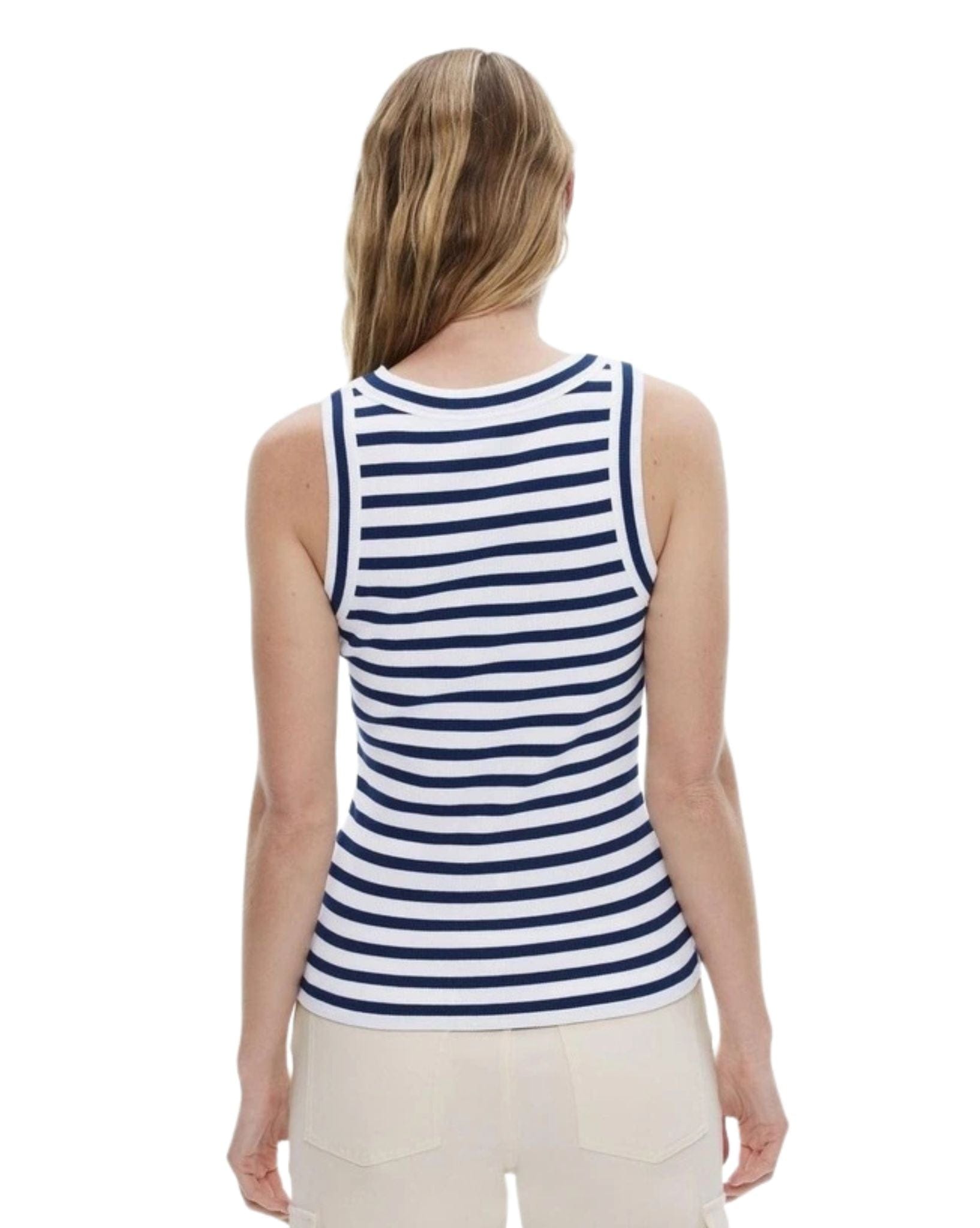 Witchery Striped Bind Detail Tank