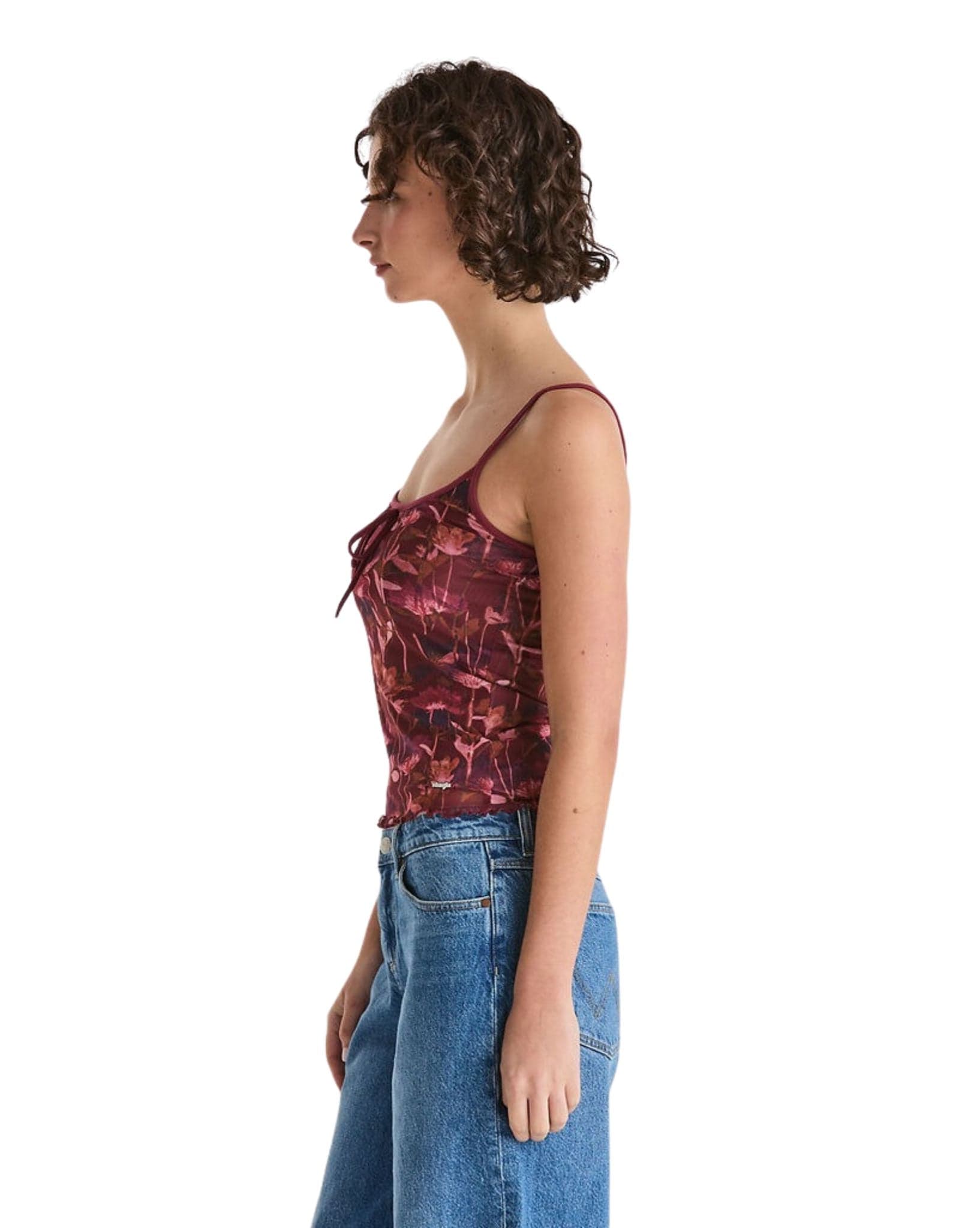 Wrangler Floral Fields Mesh Cami