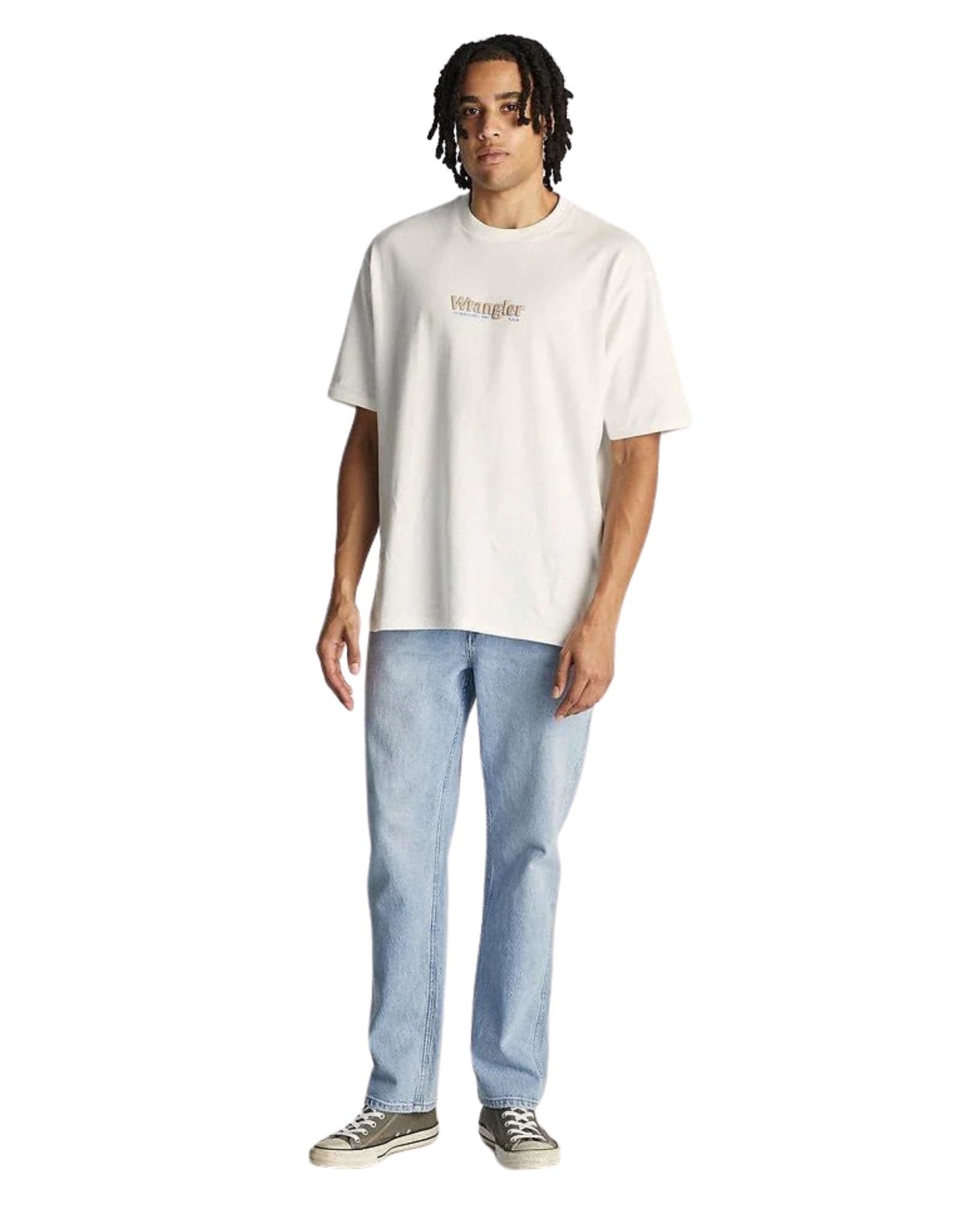 Wrangler Mens Eazy Straight Jean - Mystic Blue