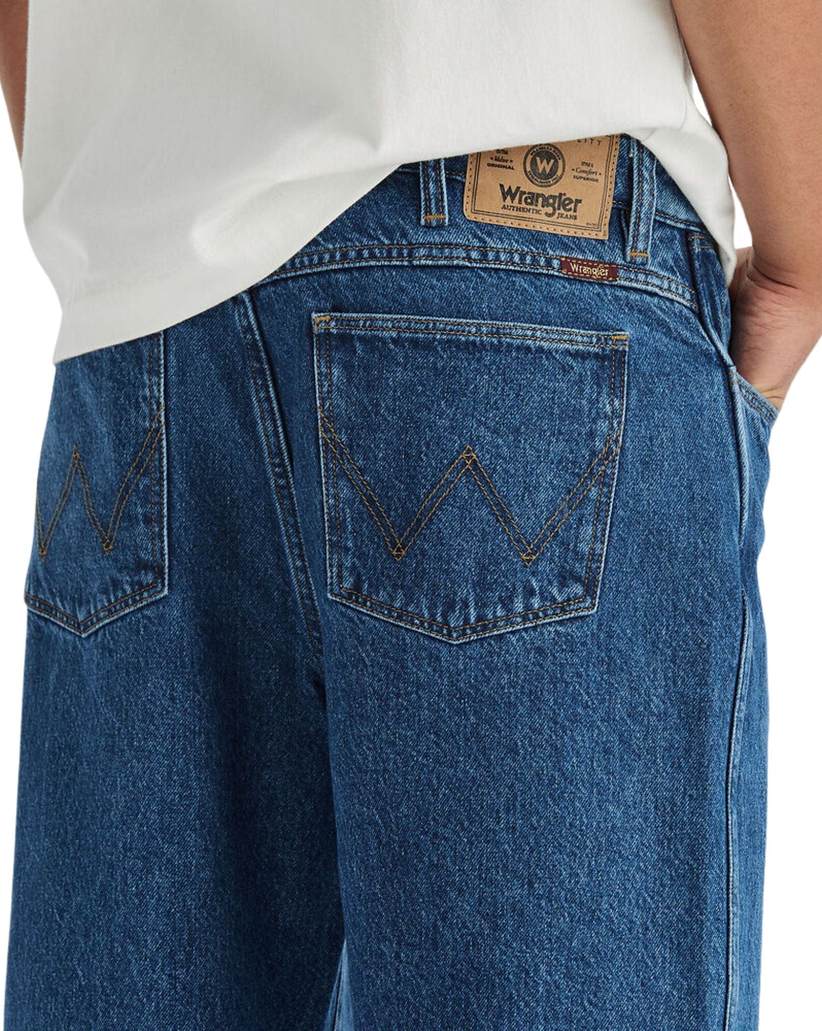 Wrangler Mens Slacker Jean - Rising Indigo