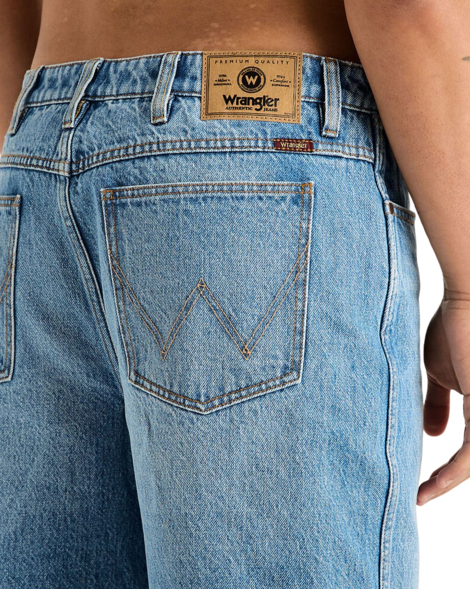 Wrangler Mens Steezy Short - Acoustic Blue