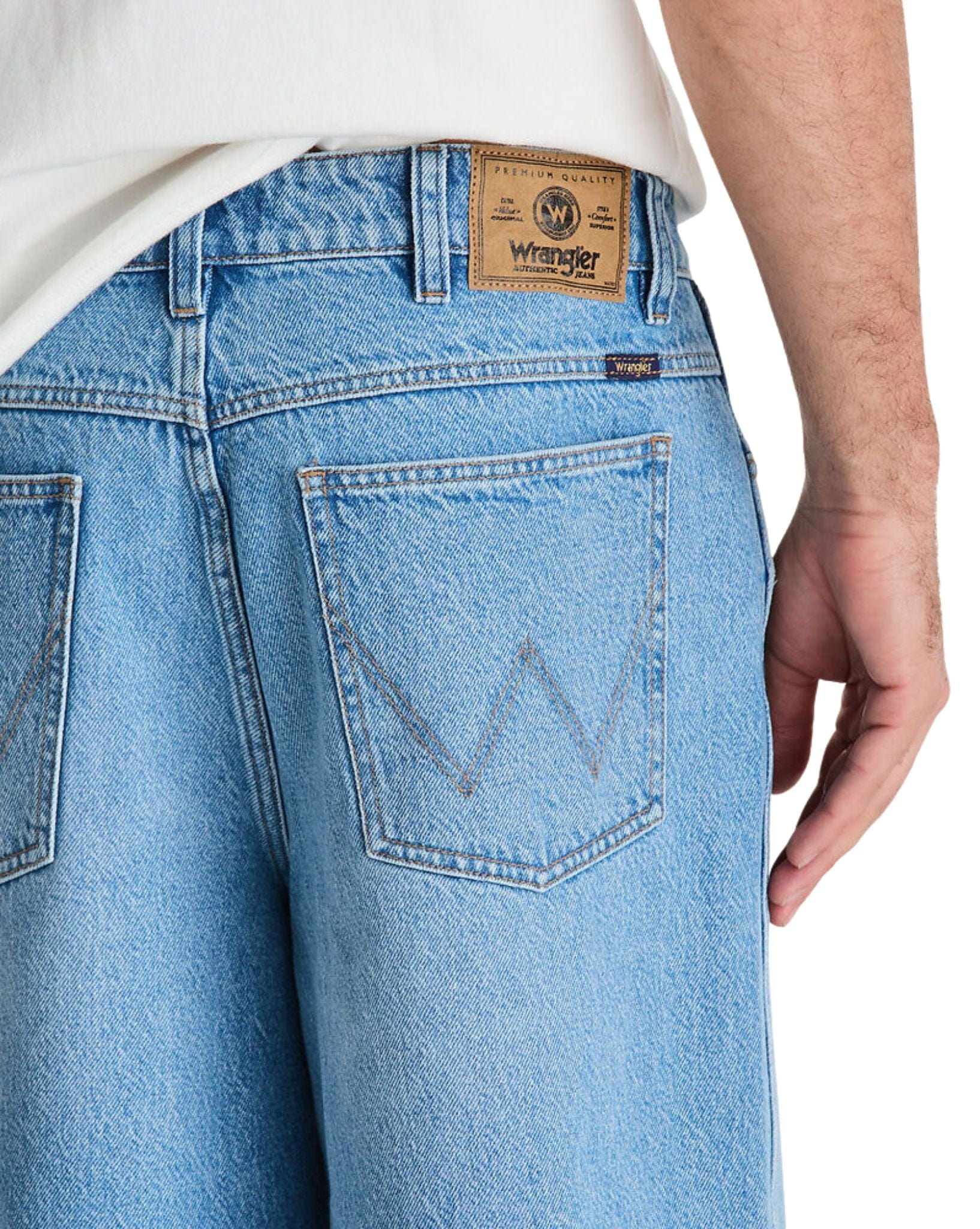 Wrangler Mens Steezy Short - Utah Blues