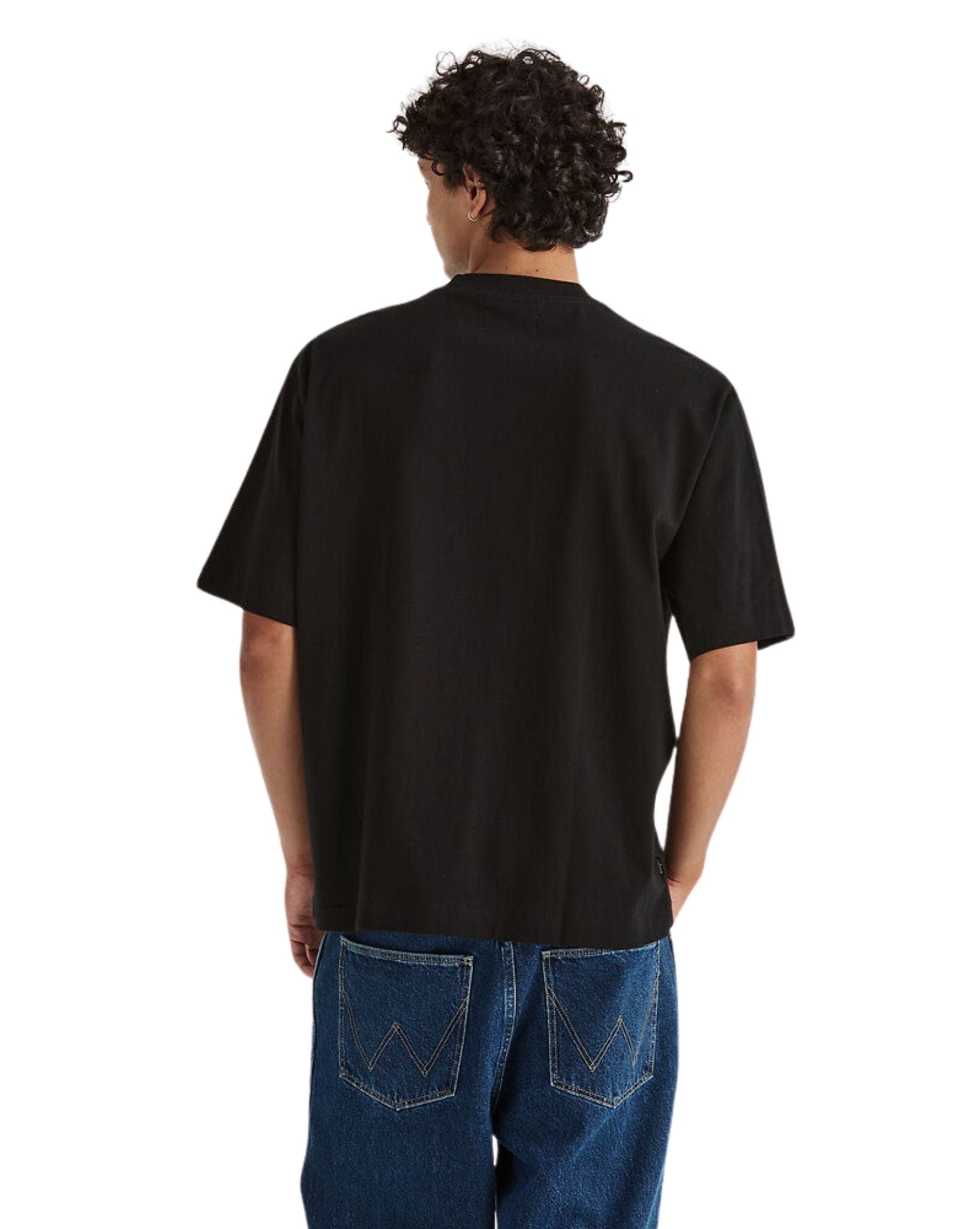 Wrangler Mens Sunflip Boxcar Tee - Black