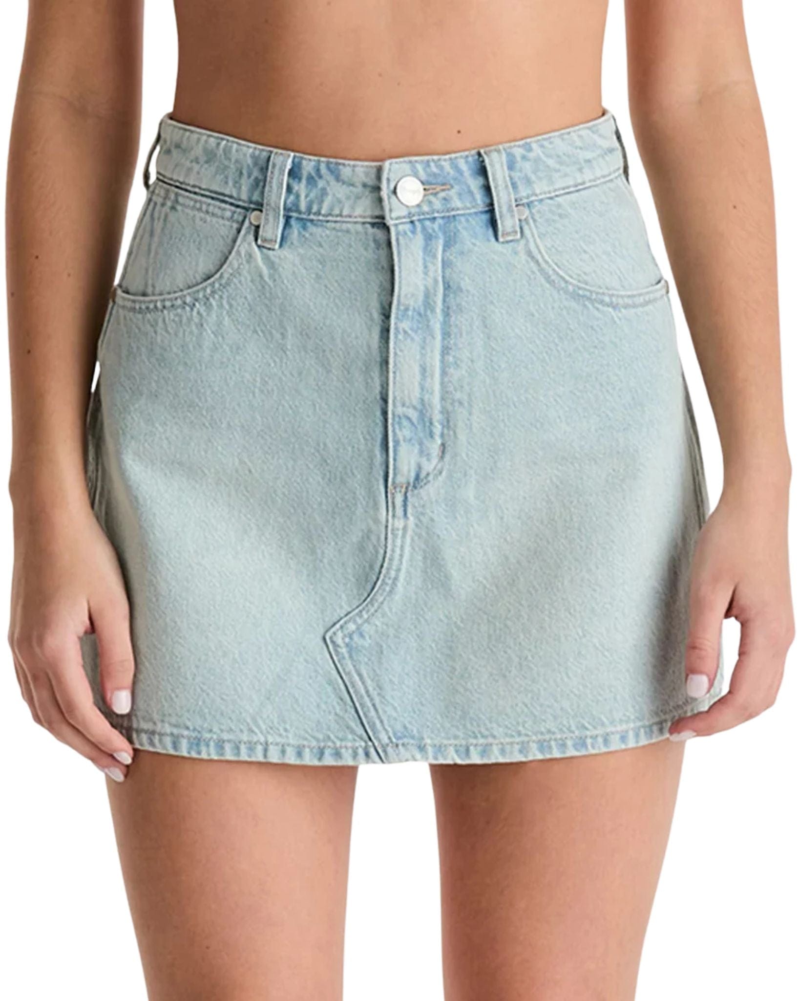 Wrangler Repair Mini Skirt -  Sun Bleached