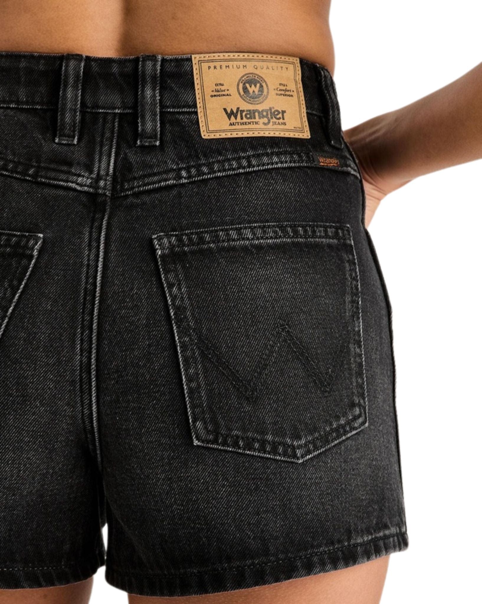 Wrangler Womens Hi Bells Short After Dark
