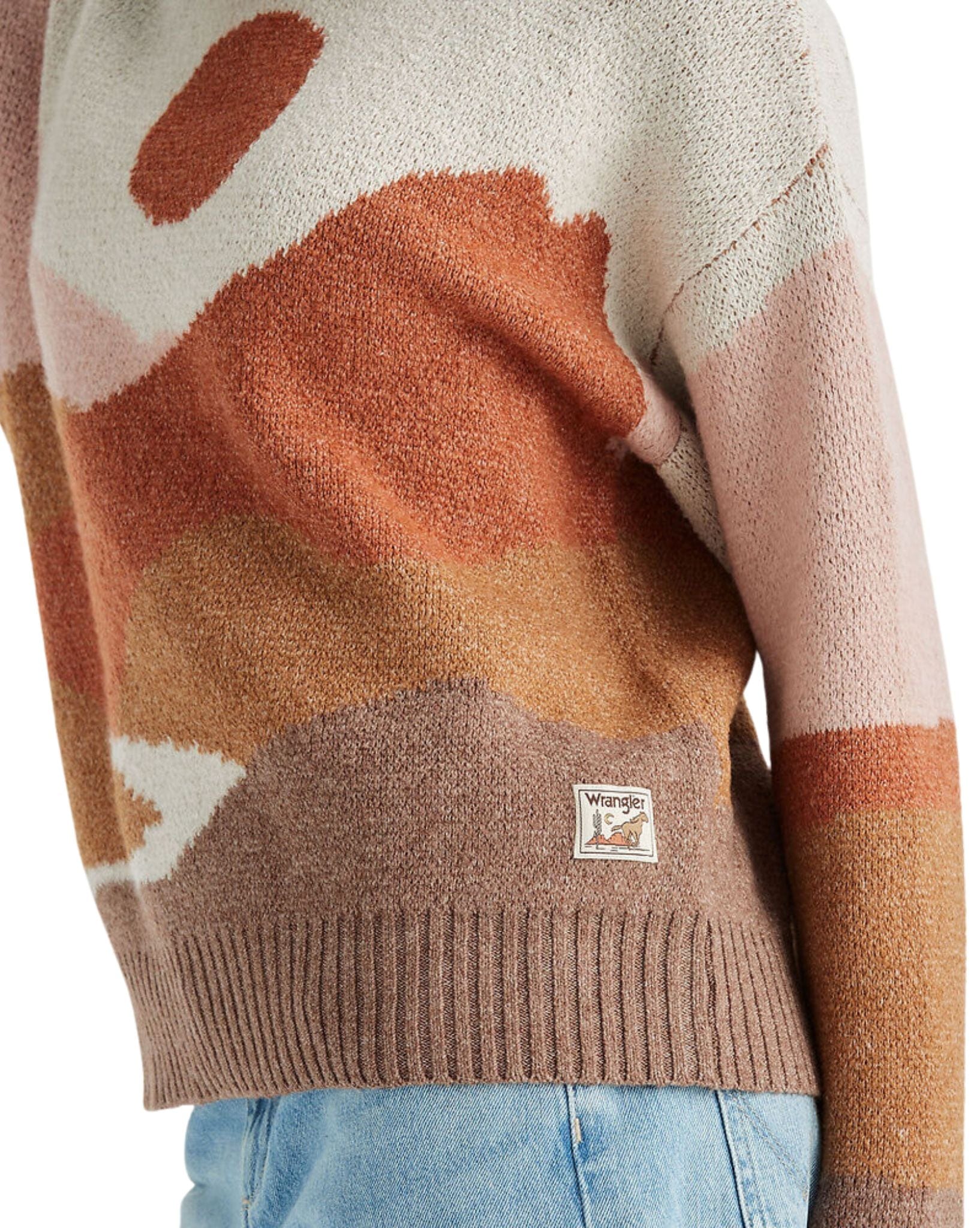 Wrangler Womens Through Valleys Knit - Sepia