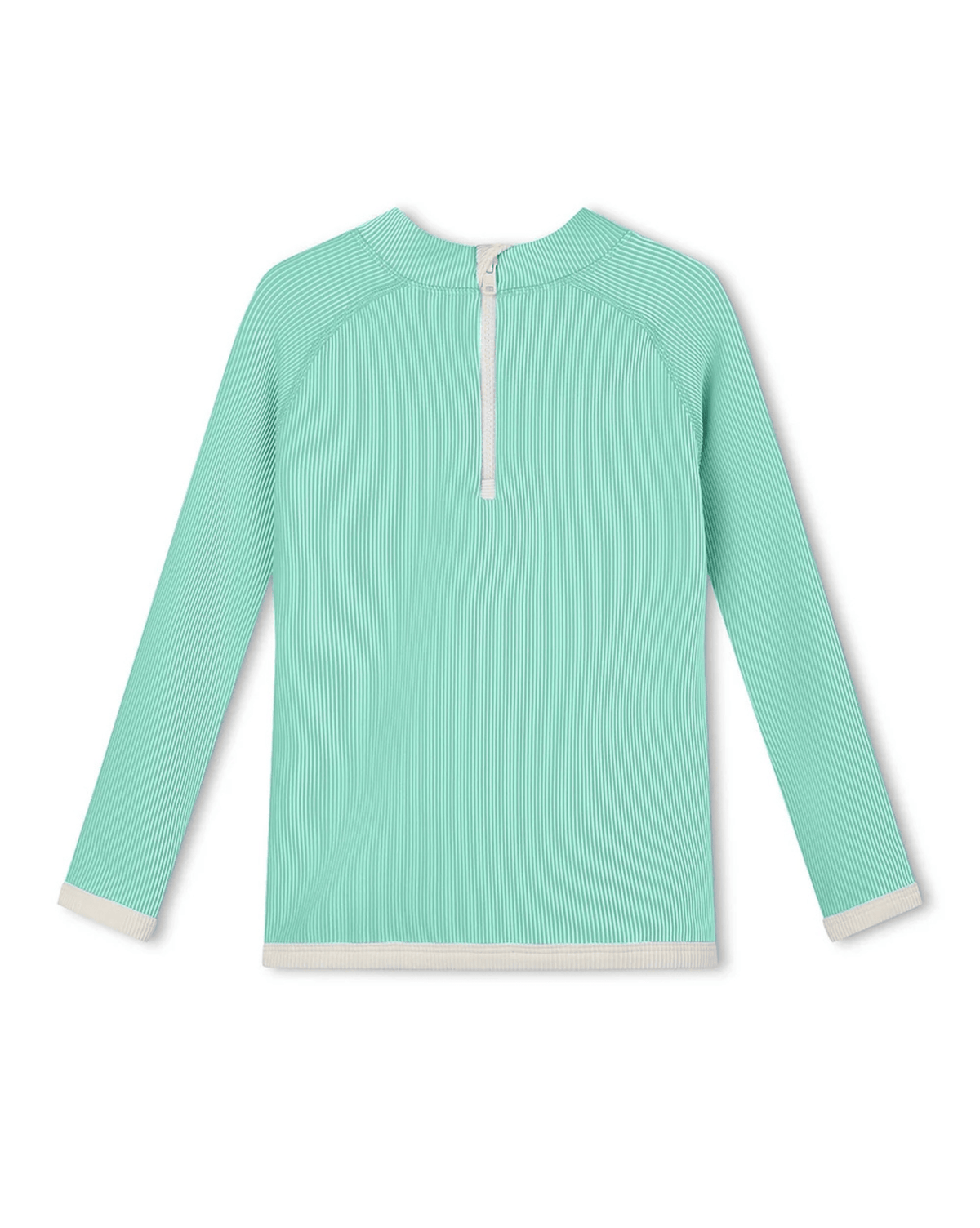 Zulu & Zephyr Girls Mini Stripe Rashie - Aqua