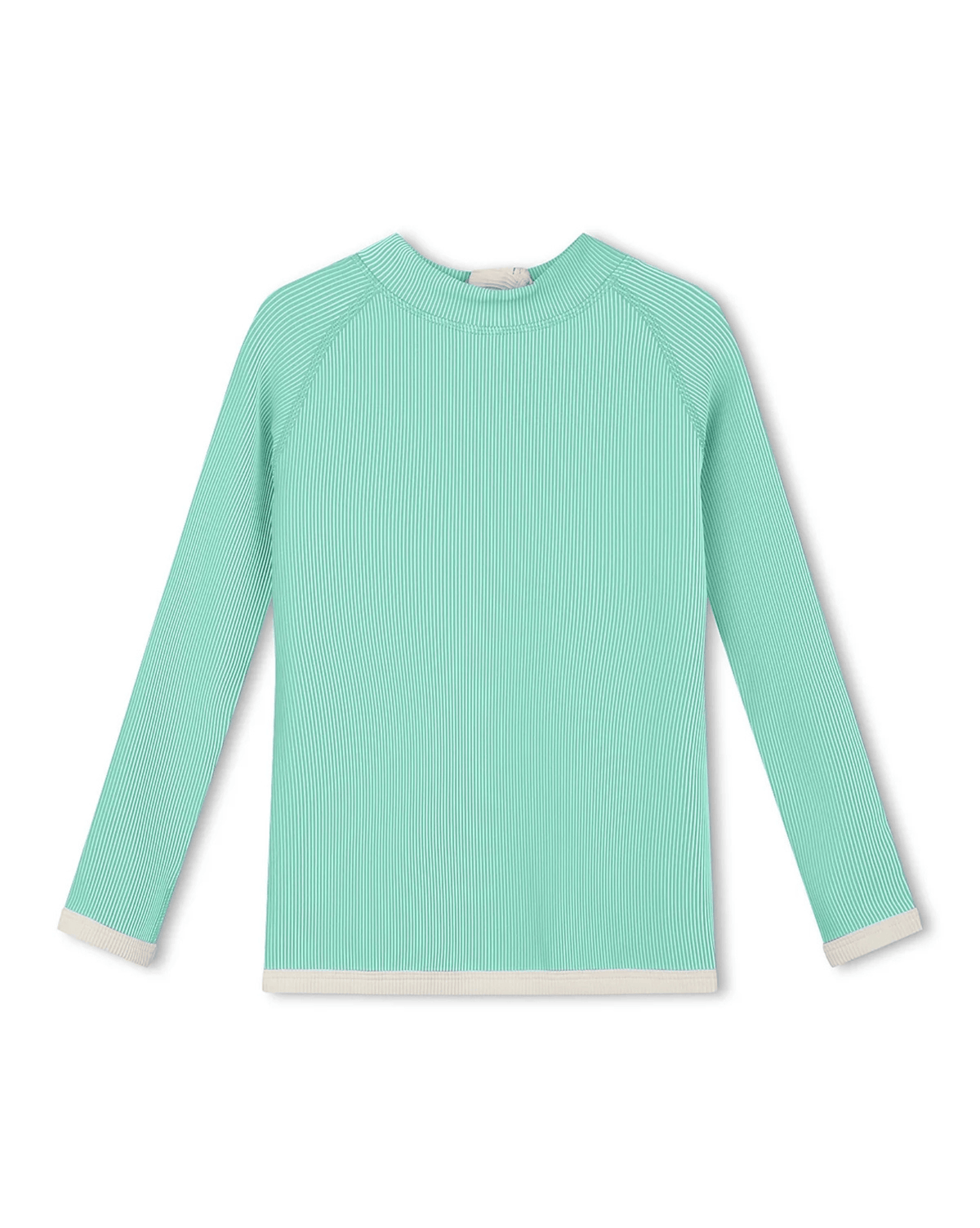 Zulu & Zephyr Girls Mini Stripe Rashie - Aqua