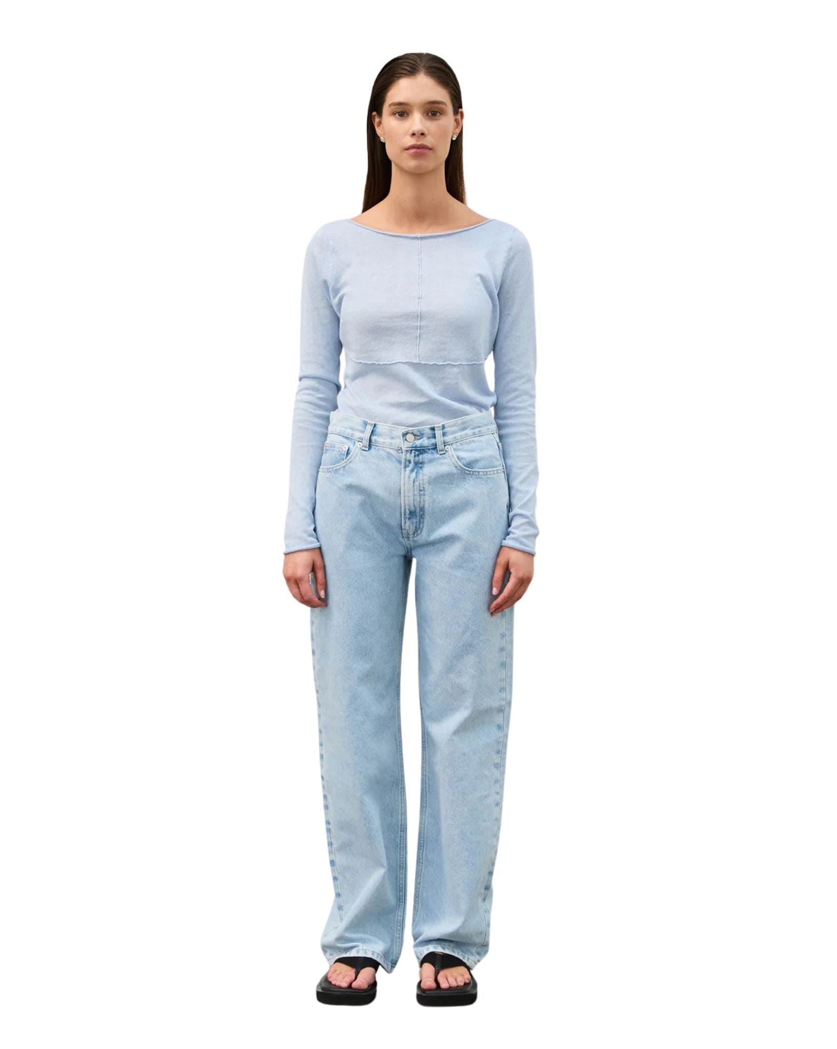 Zulu & Zephyr Light Wash Mid Rise Recycled Denim Jean