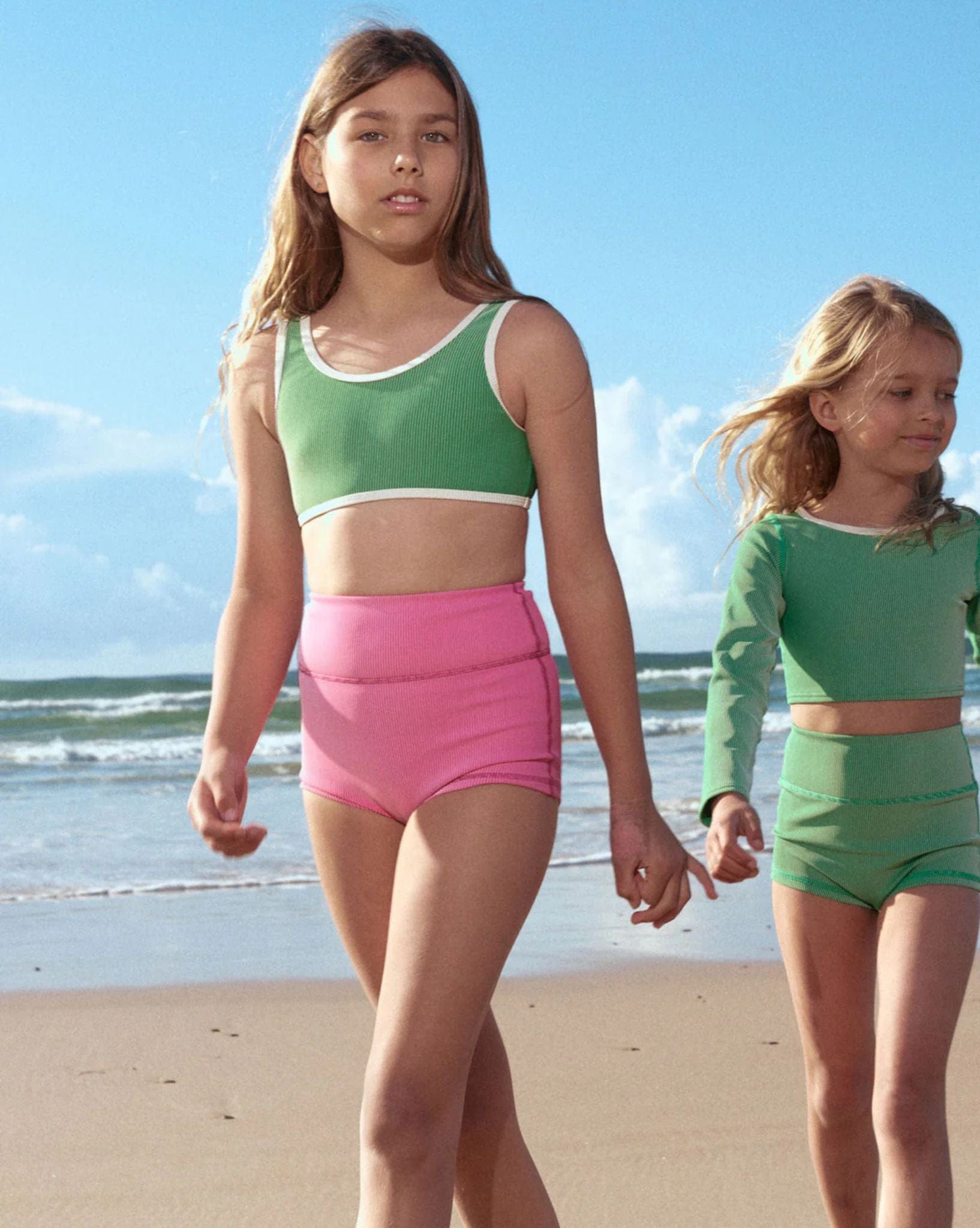 Zulu & Zephyr Mini Stripe Rib Boy Short