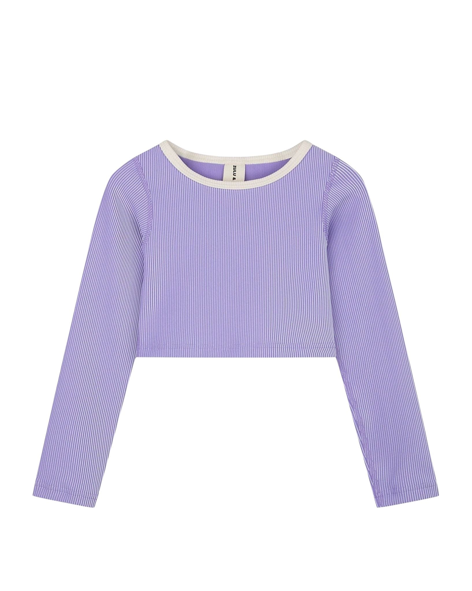 Zulu & Zephyr Mini Stripe Rib Crop Rashie